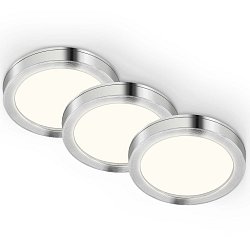 Obrázek pro produkt TELEFUNKEN 3ks sada skříňkové svítidlo, pr. 6 cm, 1,8 W, 170 lm, hliník - BRILONER