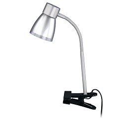 Obrázek pro produkt Flexibilní svítidlo se svorkou 35 cm 1x E14 40W titan (starý kód: BRI 2687-010P) - BRILONER