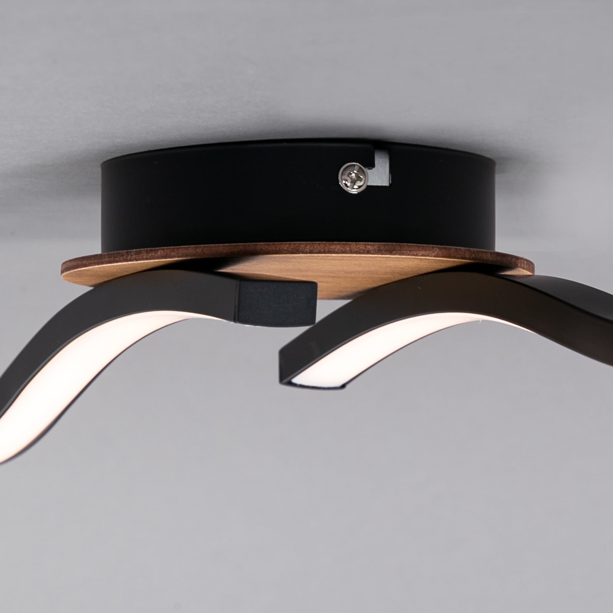 BRILO 3449-014 LED nástěnné a stropní svítidlo, 55,5 cm, 12 W, černá - BRILO (obrázek 4)
