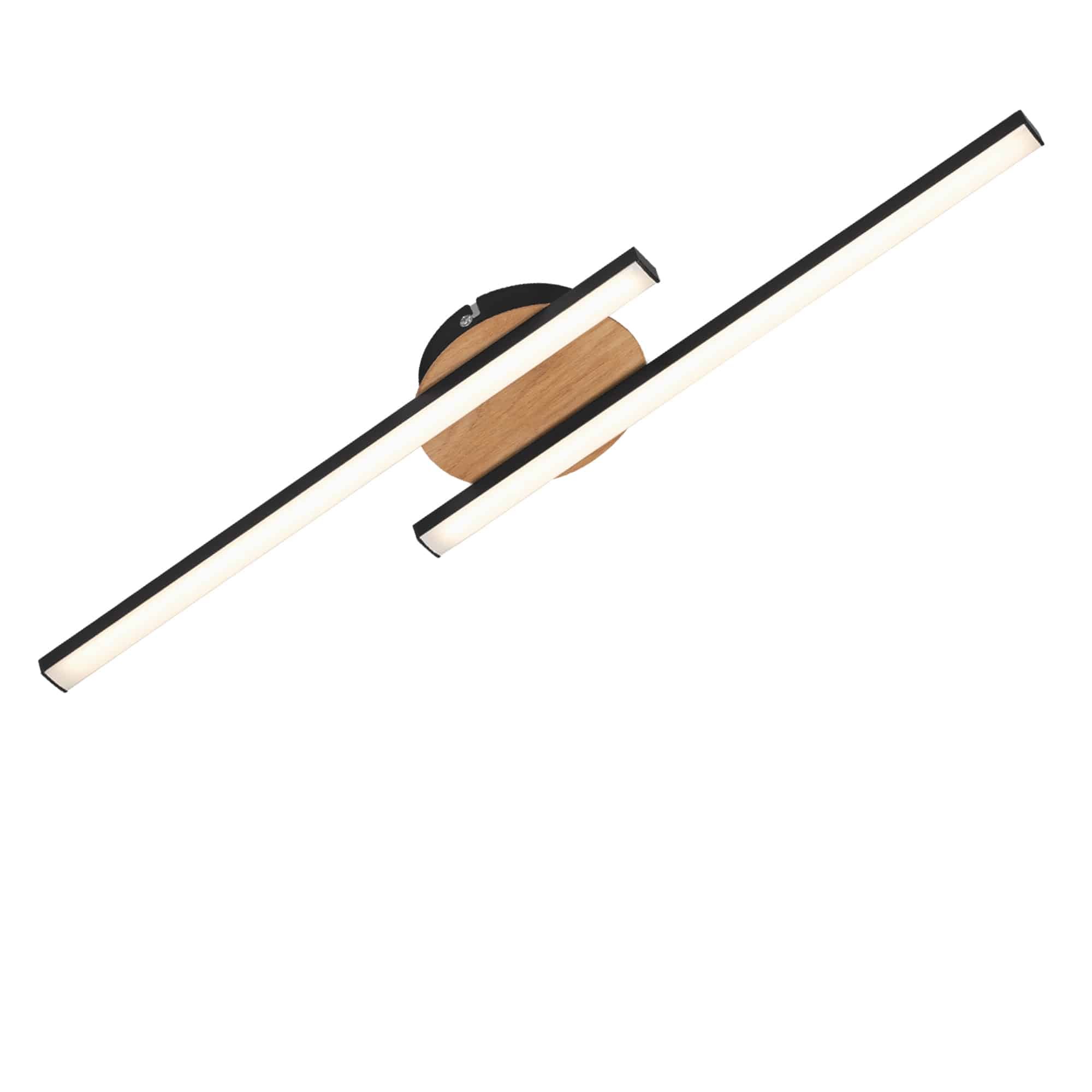 BRILO 3448-014 LED nástěnné a stropní svítidlo, 55,5 cm, 12 W, černá - BRILO