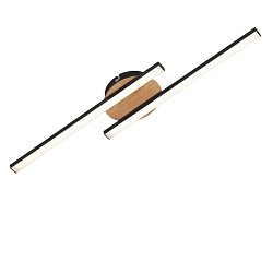 Obrázek pro produkt LED nástěnné a stropní svítidlo, 55,5 cm, 12 W, černá (starý kód: BRILO 3448-014) - BRILO