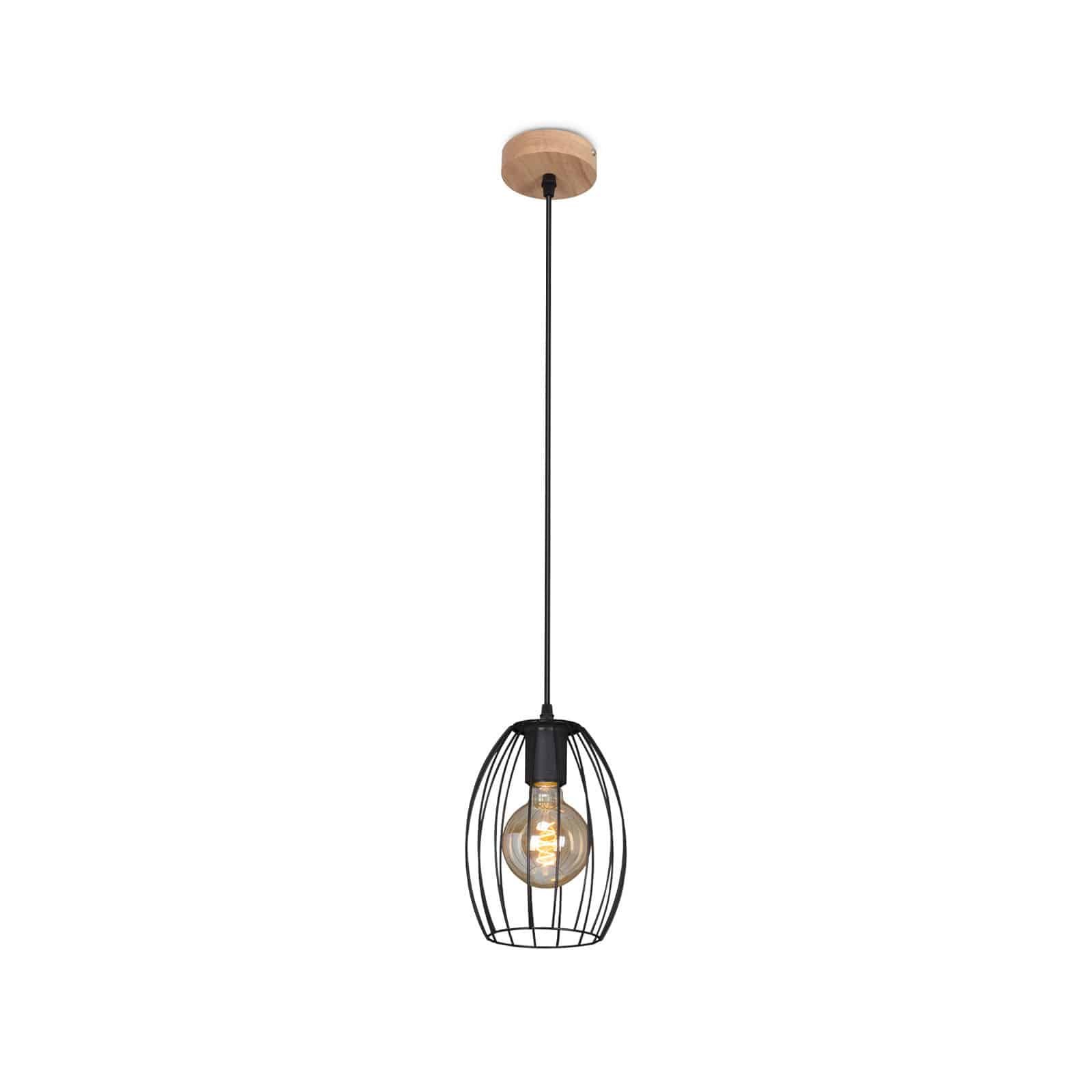 BRILO 4038-015 Závěsné svítidlo, pr. 17,5 cm, max. 60 W, černá - BRILO (obrázek 3)