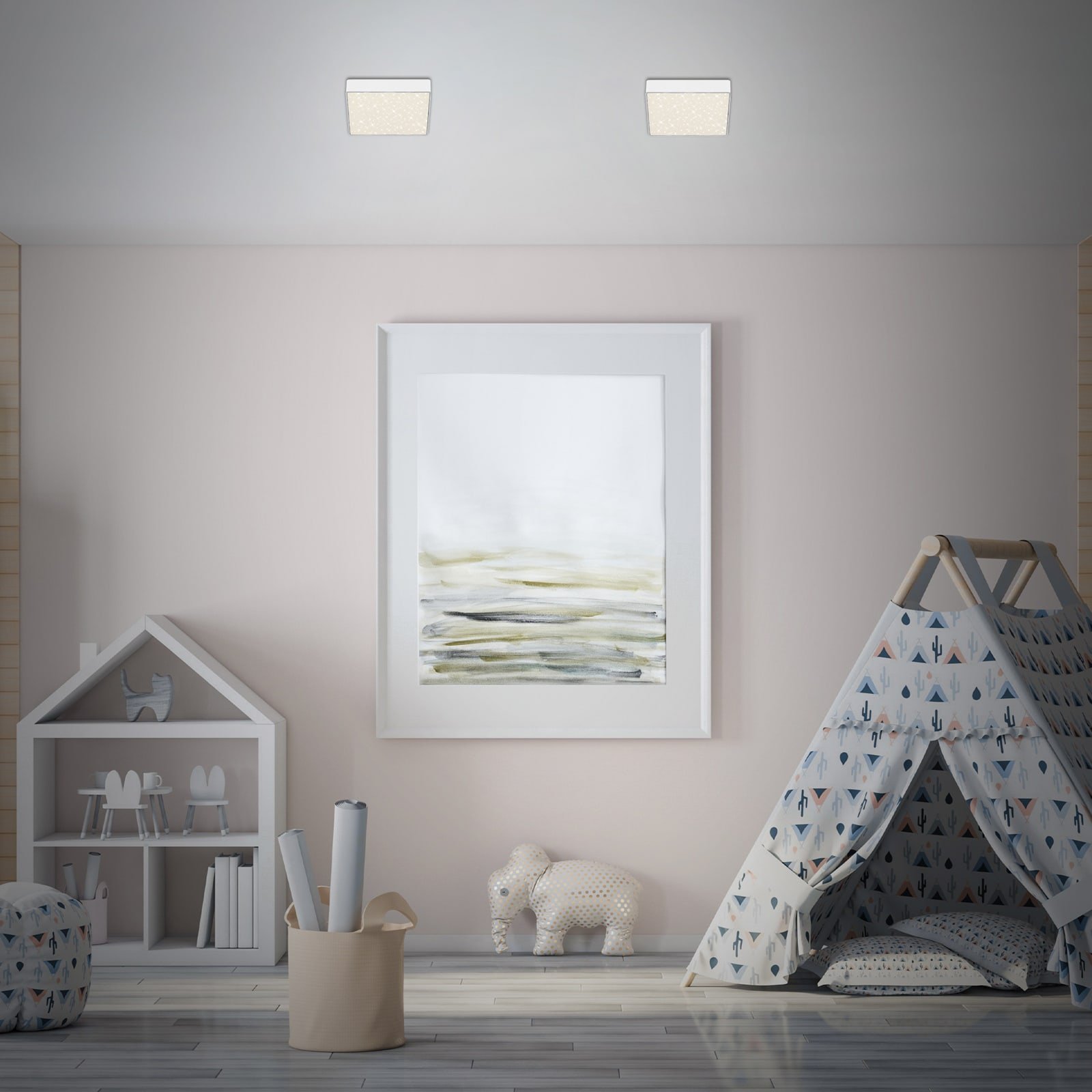 BRI 7076-416 LED stropní svítidlo hvězdné nebe, 15,7 cm, 11 W, bílé - BRILONER (obrázek 4)