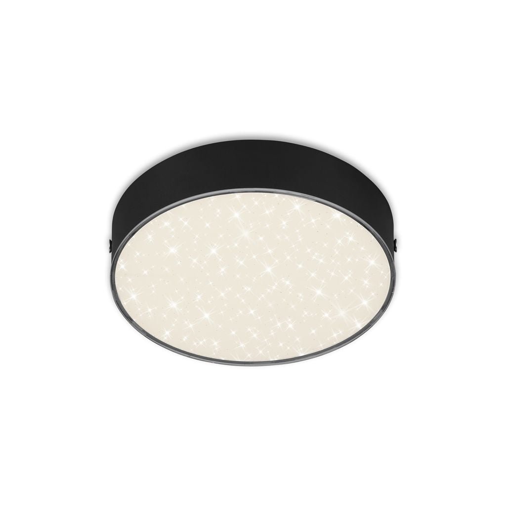 BRI 7072-415 LED stropní svítidlo hvězdné nebe, pr. 15,7 cm, 11 W, černá - BRILONER