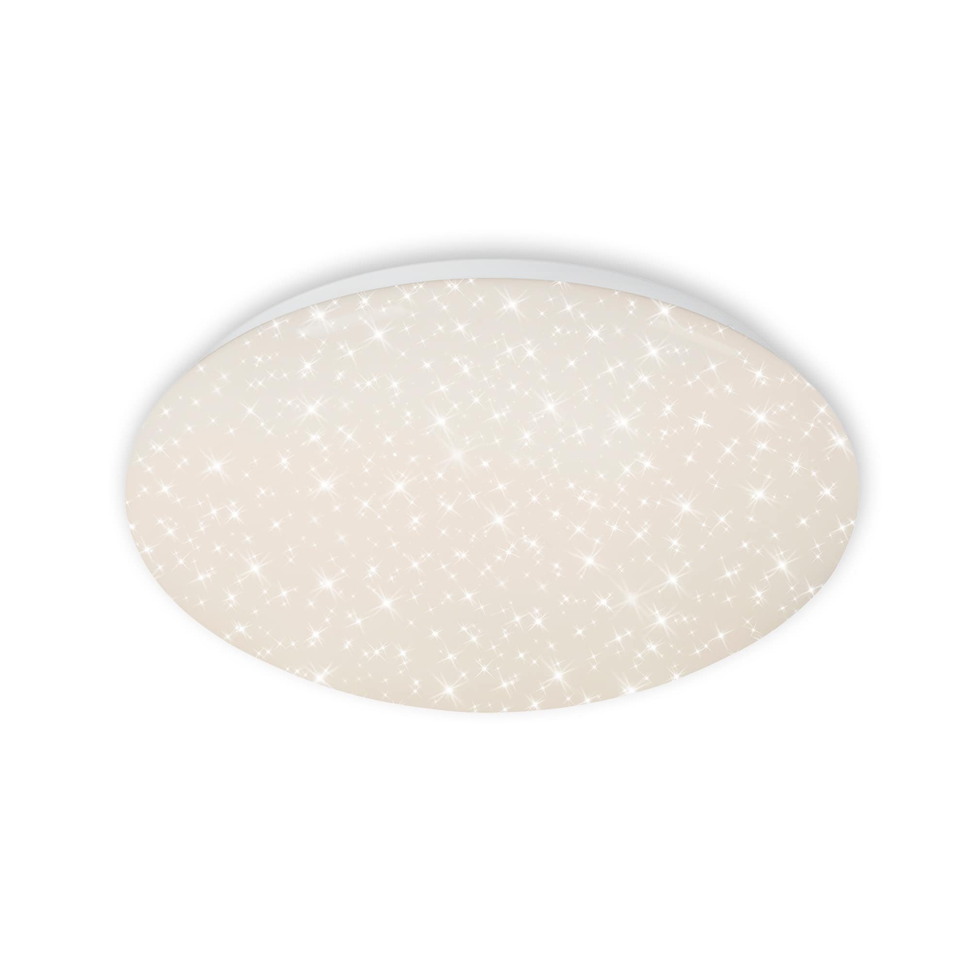 BRILO 3373-016 LED stropní svítidlo hvězdné nebe, pr. 28 cm, 15 W, bílé - BRILO