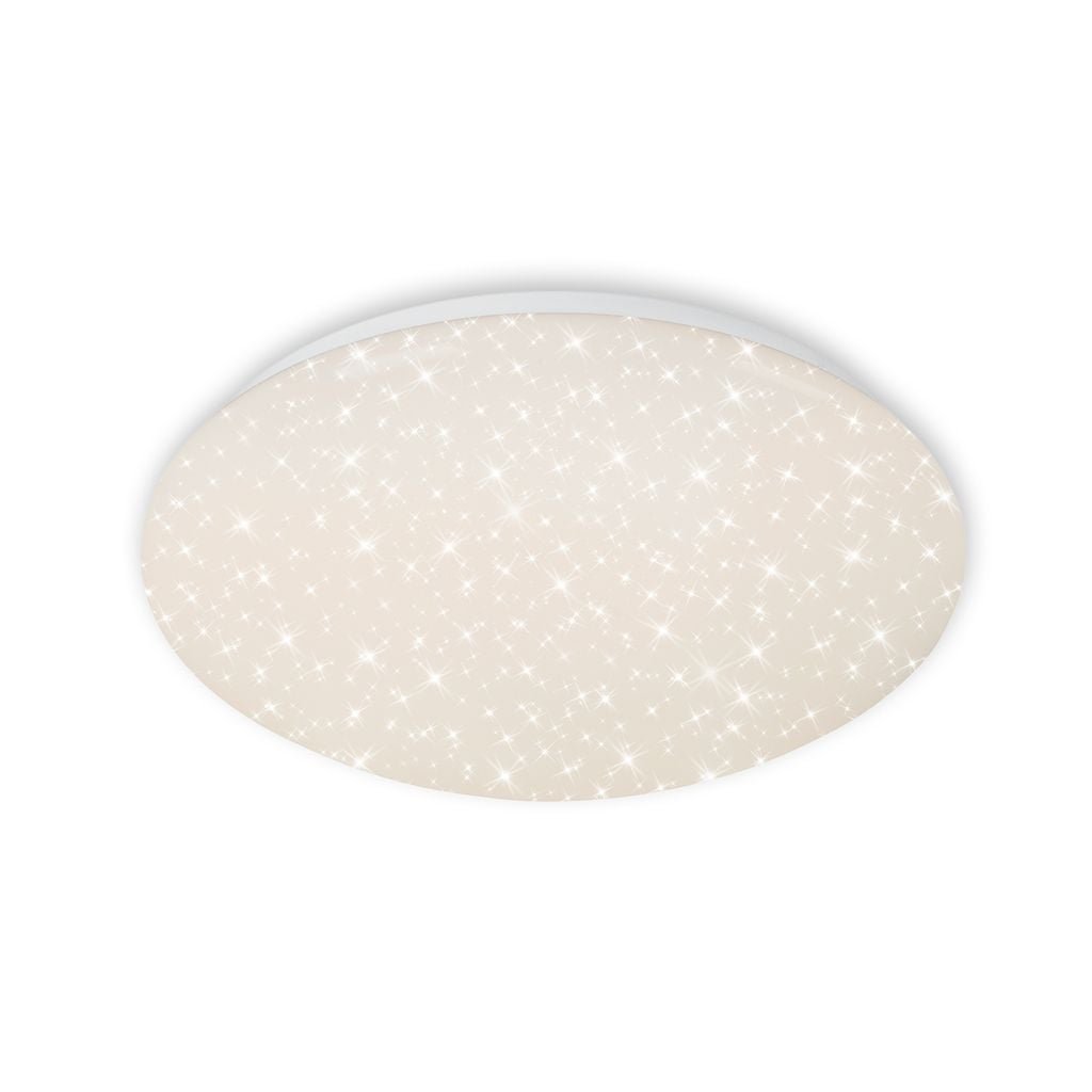 BRILO 3373-016 LED stropní svítidlo hvězdné nebe, pr. 28 cm, 15 W, bílé - BRILO