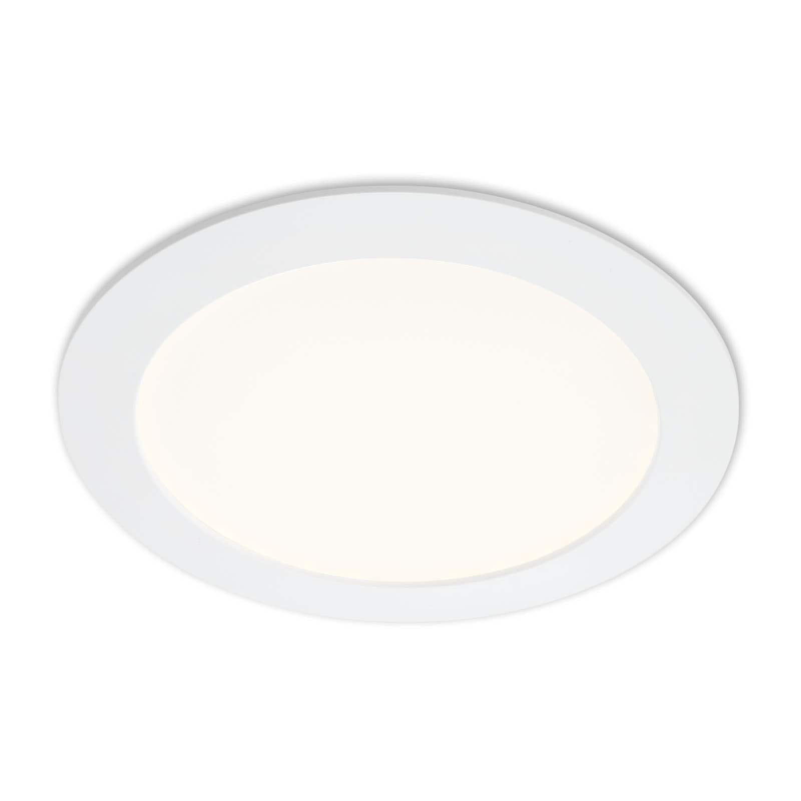 BRI 7286-016 LED vestavné svítidlo, pr. 17 cm, 12 W, bílé - BRILONER