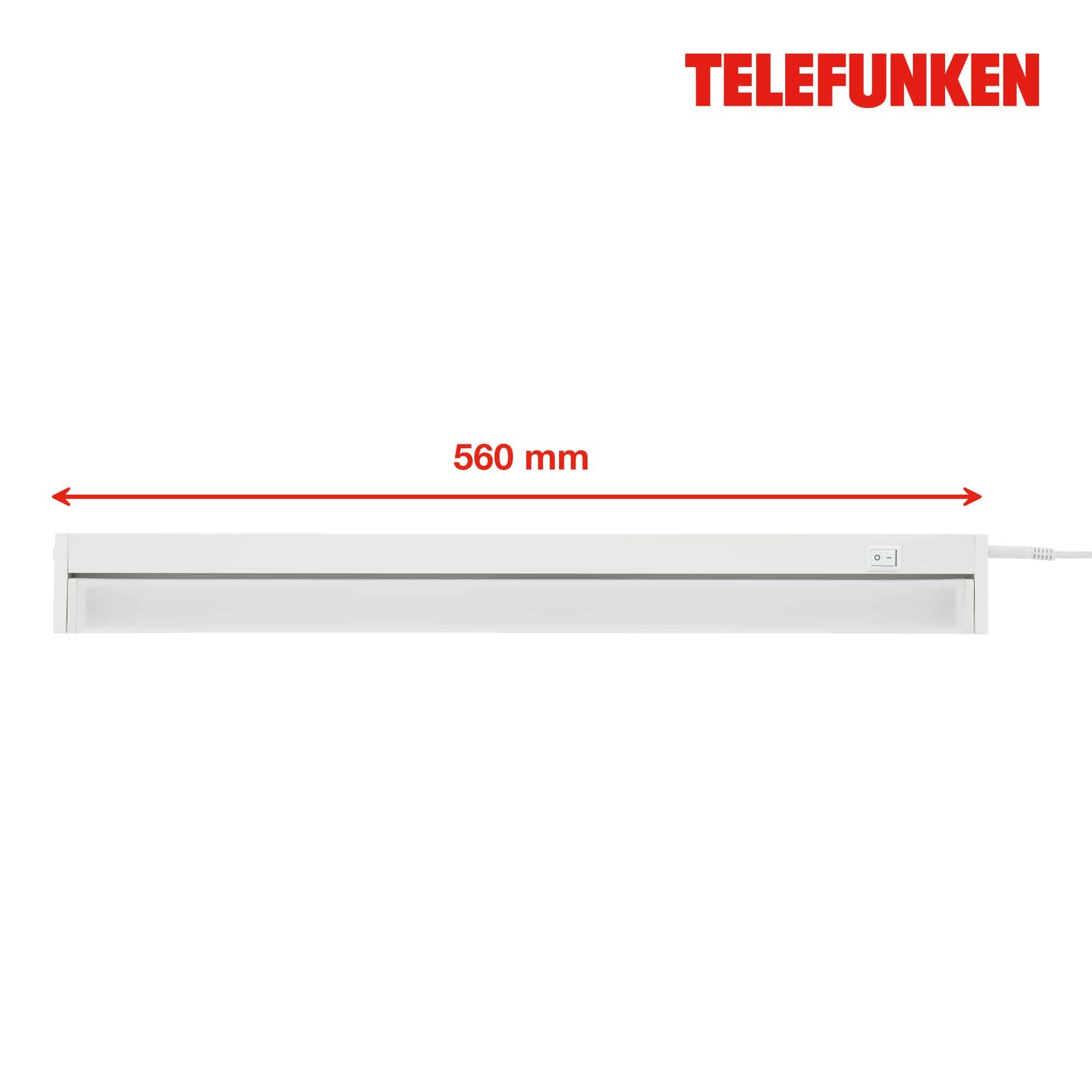 TF 600106TF TELEFUNKEN LED skříňkové svítidlo, 55 cm, 8,5 W, bílé - BRILONER (obrázek 6)