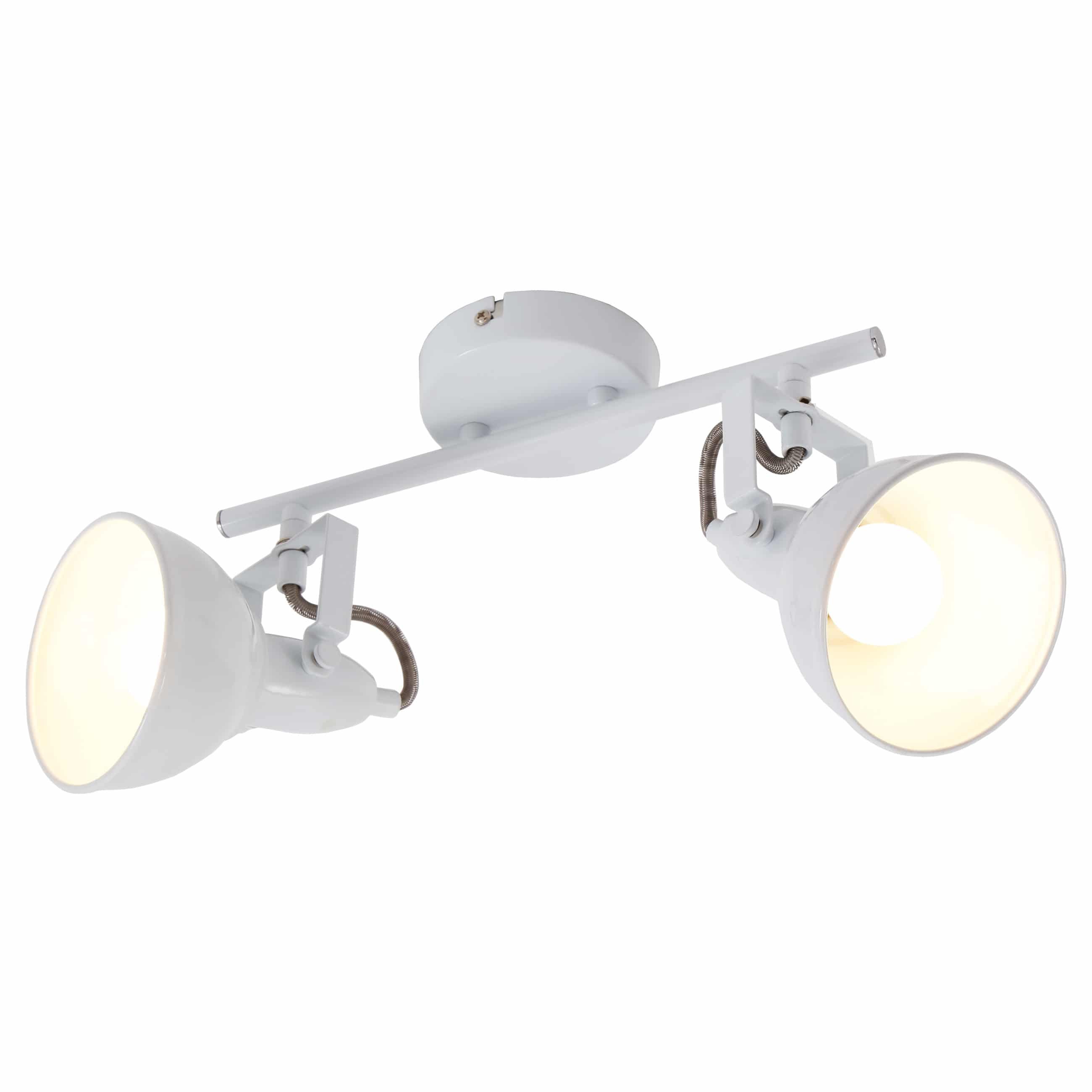 Levně BRILO 2049-026 Bodové svítidlo 30,4 cm 2x. E14 40W bílé - BRILO