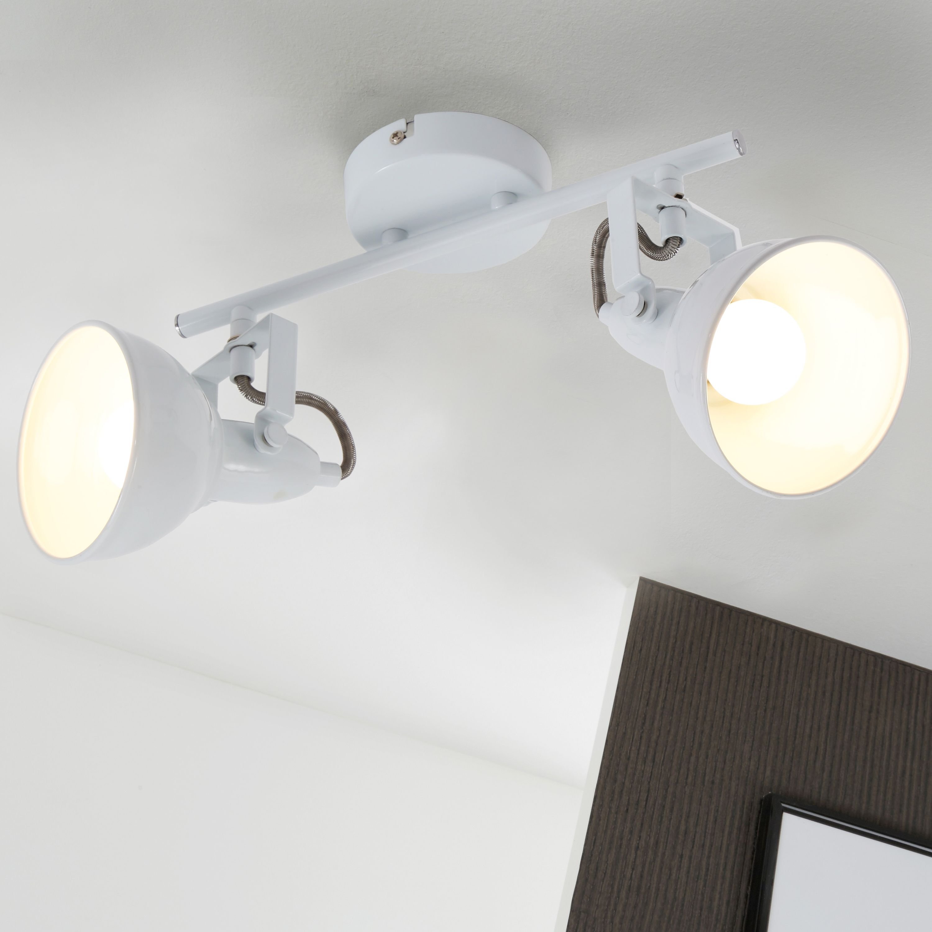 BRILO 2049-026 Bodové svítidlo 30,4 cm 2x. E14 40W bílé - BRILO (obrázek 3)