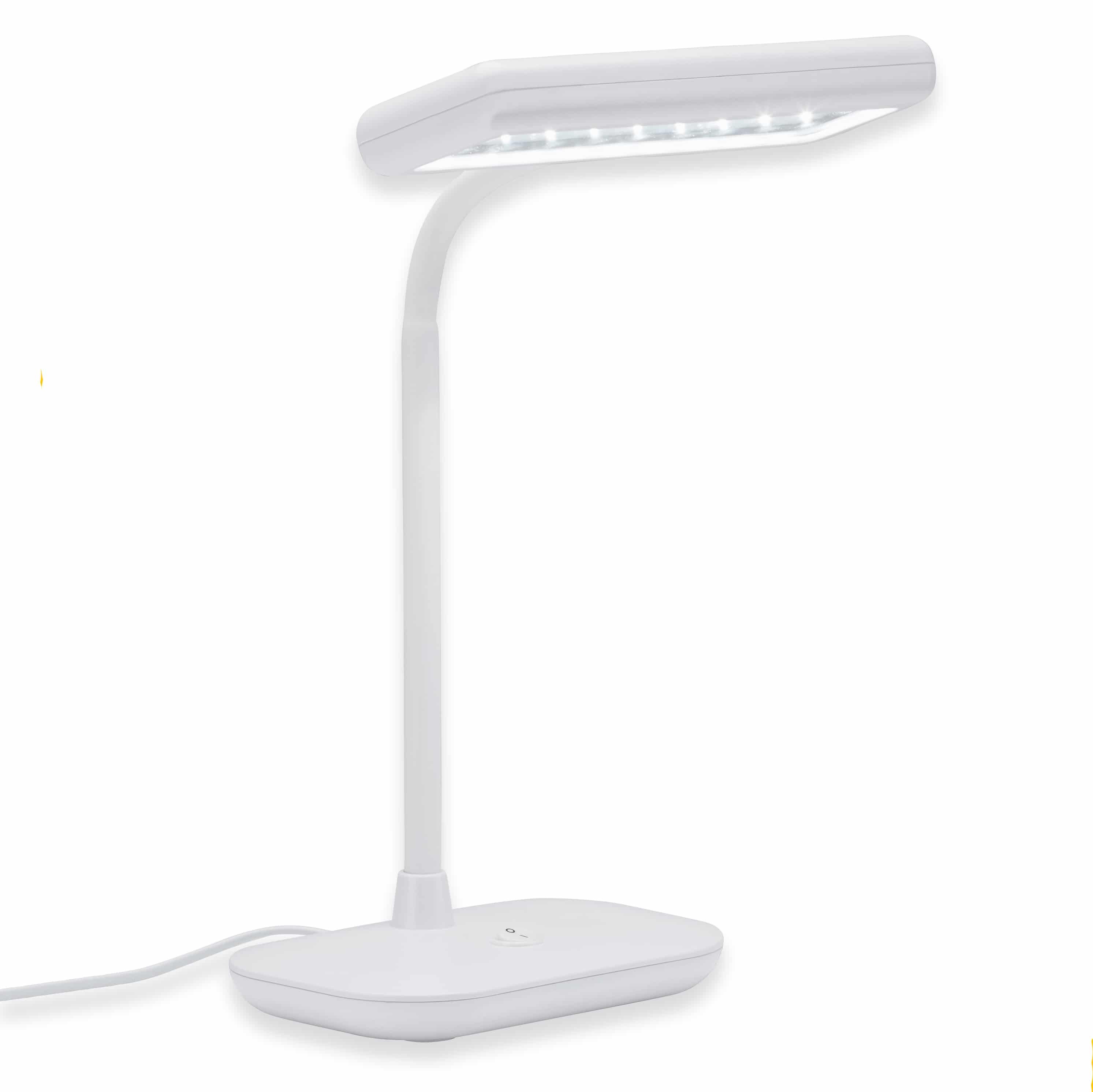 BRILO 7488-016 LED stolní lampa, 44 cm, 7,5 W, bílé - BRILO