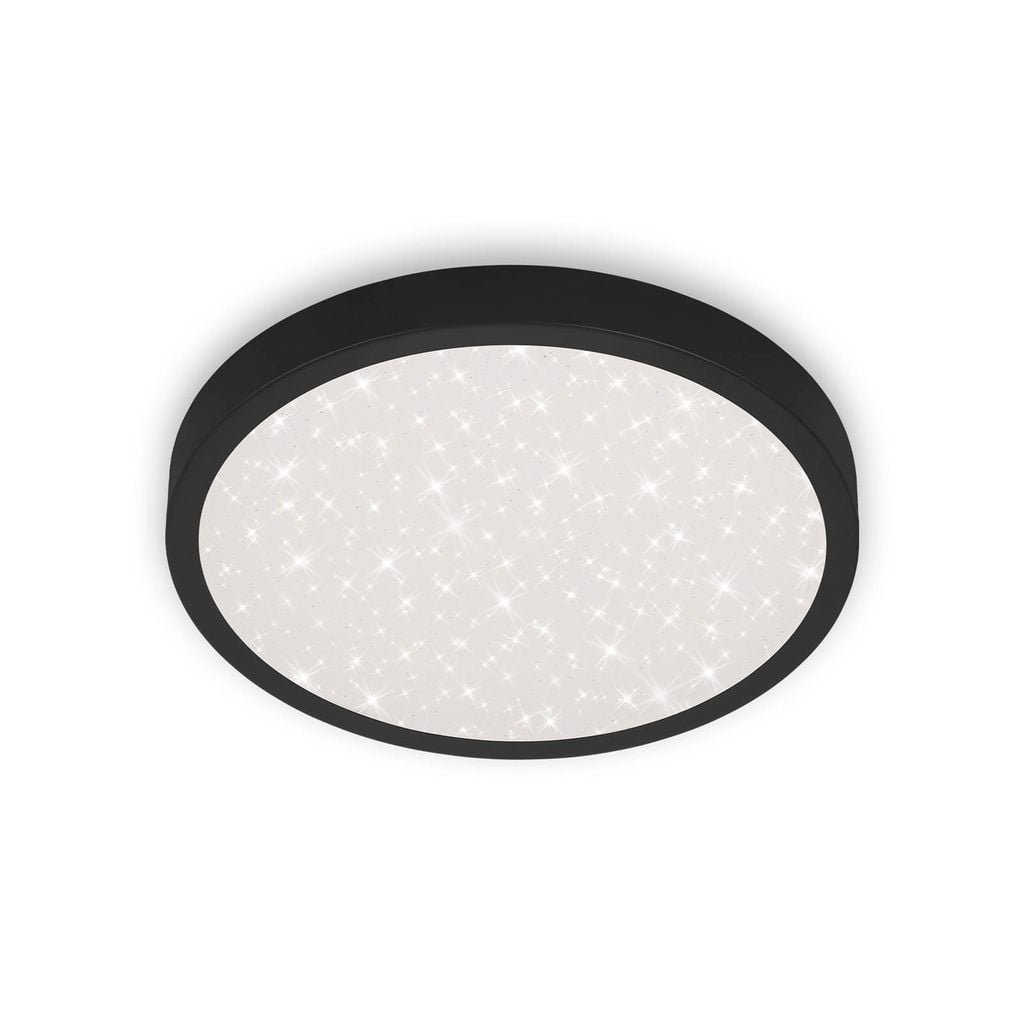 BRILO 3071015 LED stropní svítidlo hvězdné nebe, pr. 38 cm, 24 W, 3000 lm, černá (starý kód: BRILO 3071-015) - BRILO