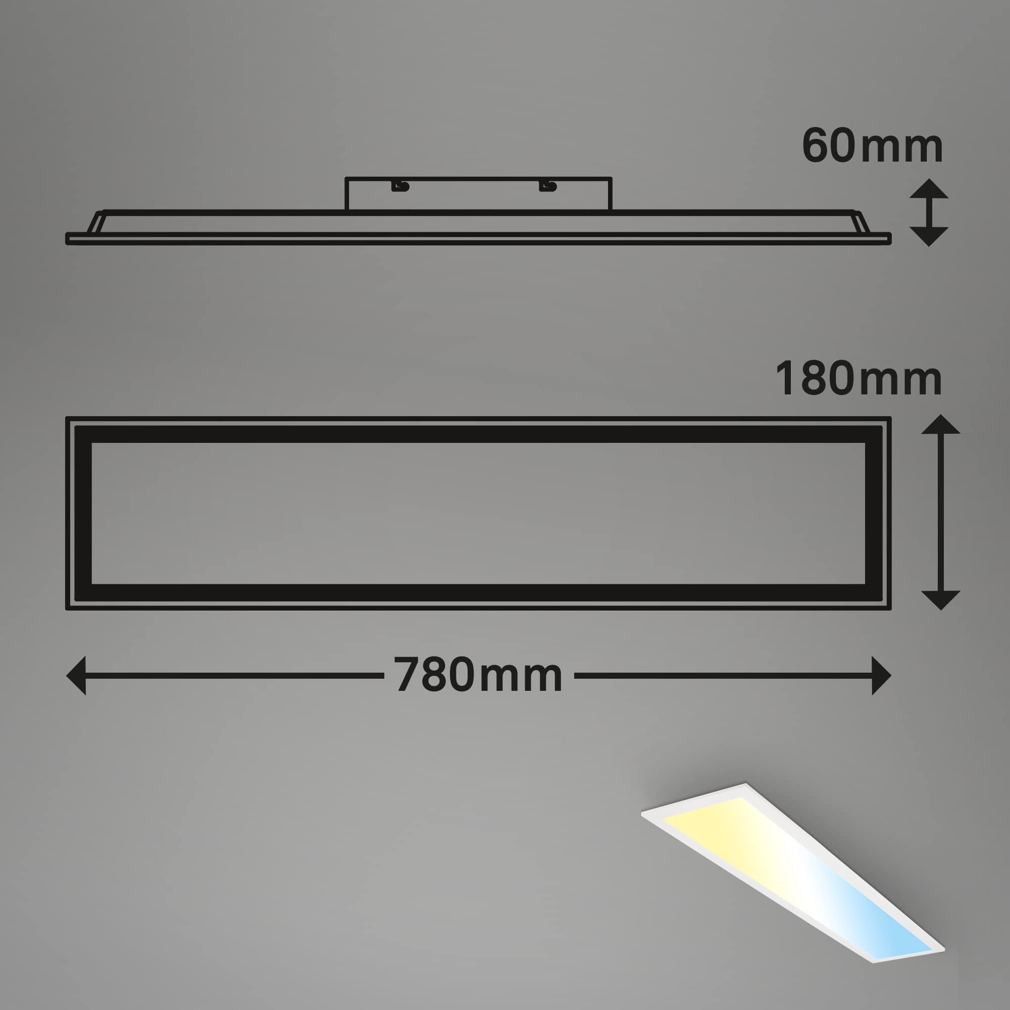 BRILO 7399016 CCT svítidlo LED panel 78 cm 24,5 W 2600lm bílé - BRILO (obrázek 7)
