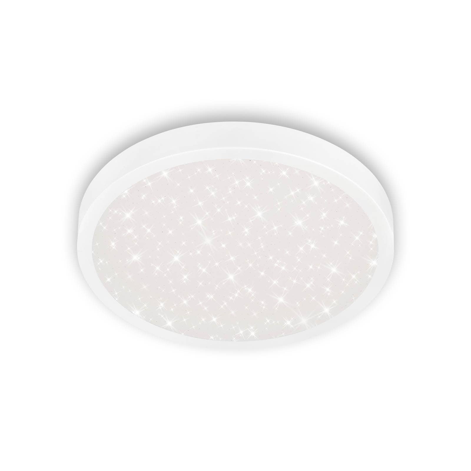 BRILO 3071-016 LED stropní svítidlo hvězdné nebe, pr. 38 cm, 24 W, 3000 lm, bílé - BRILO