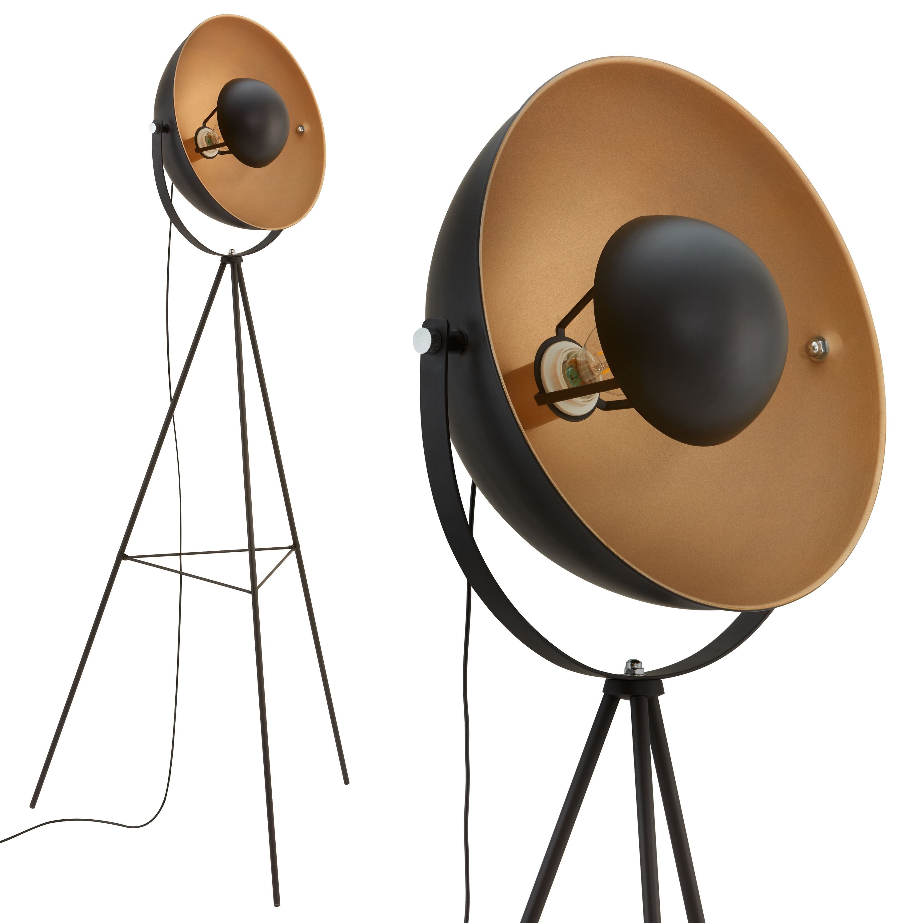 BRILO 1380-015 Stojací svítidlo 160cm 1x E27 60W černá - BRILO (obrázek 5)