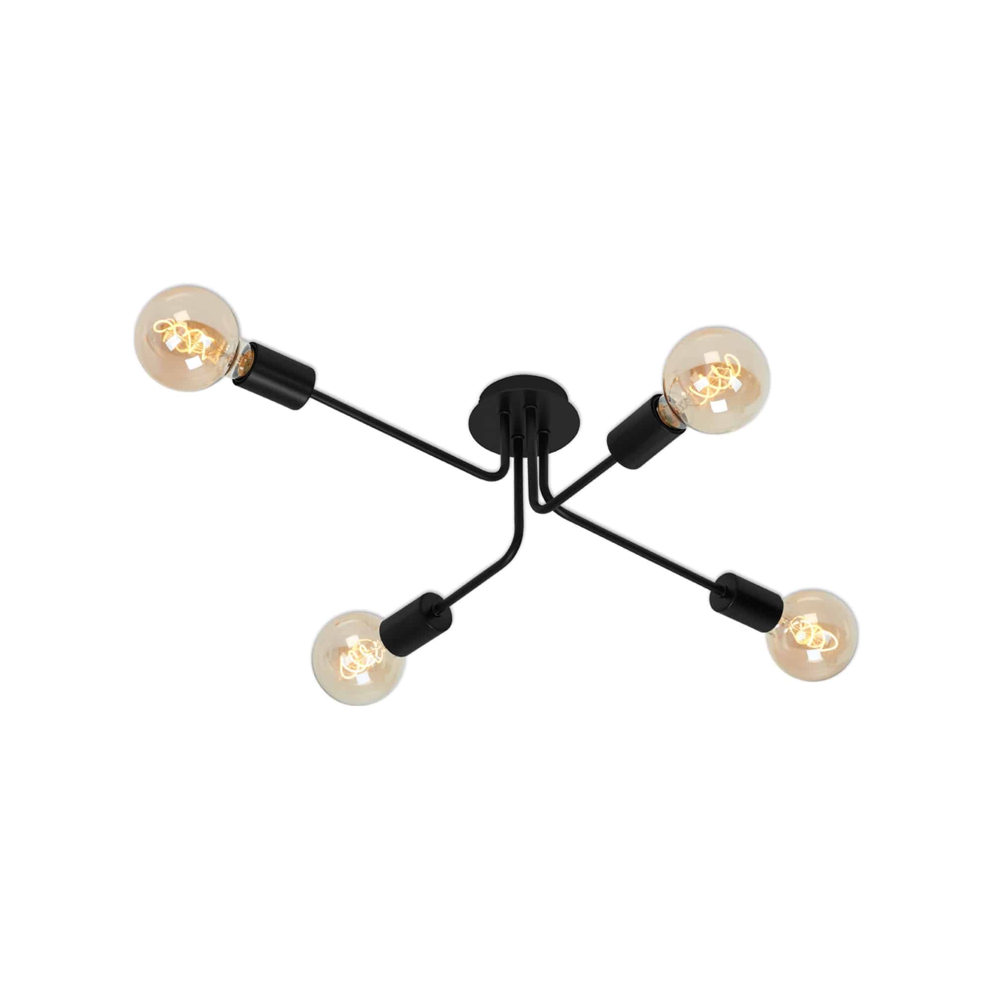 BRILO 2886-045 Bodové svítidlo 67 cm 4x E27 60W černá - BRILO