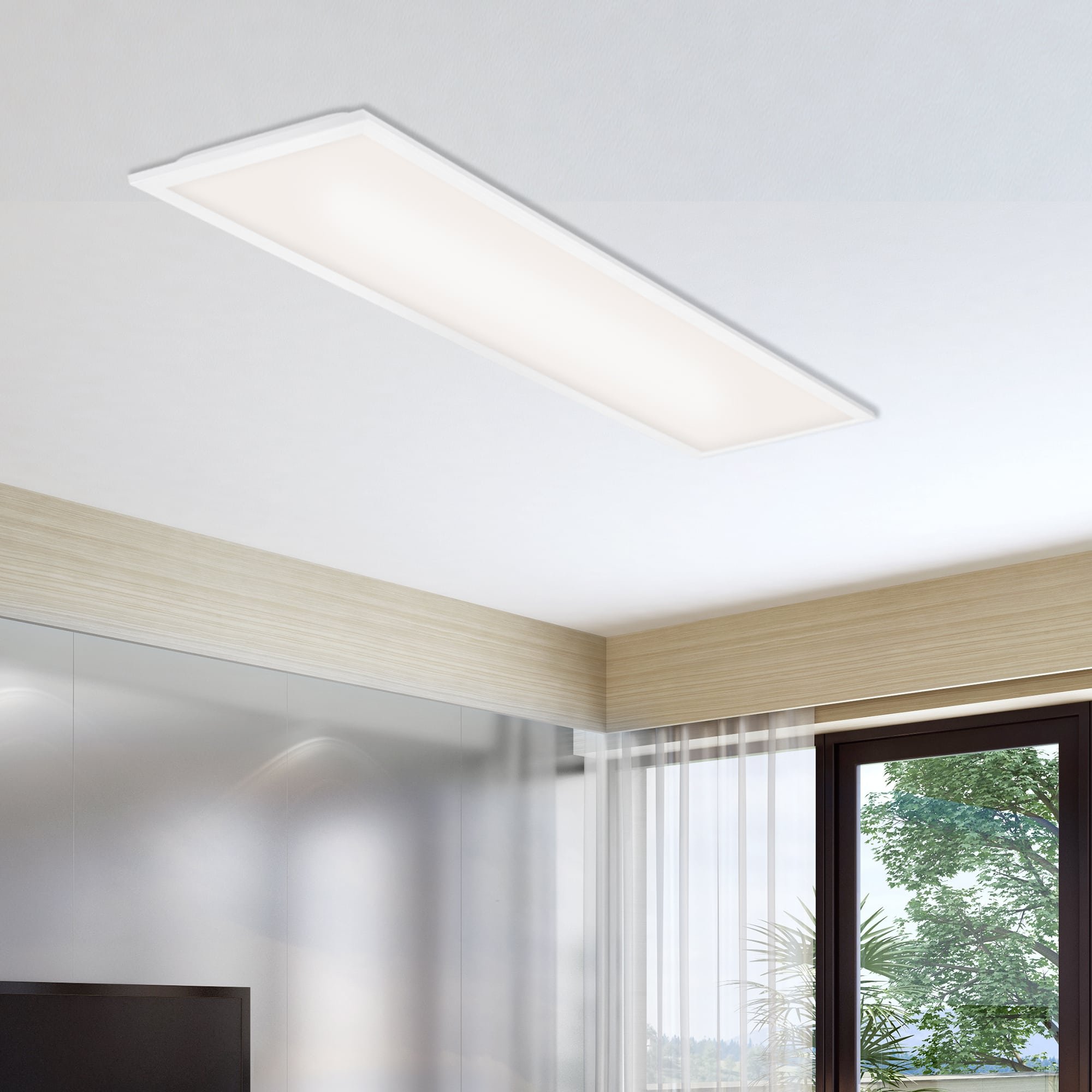 BRILO 7067-016 Slim svítidlo LED panel, 100 cm, 22 W, bílé - BRILO (obrázek 4)