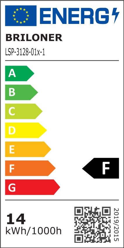 BRILO 3128-015 LED rám 75 cm 2x48W 4000lm černá - BRILO (obrázek 2)