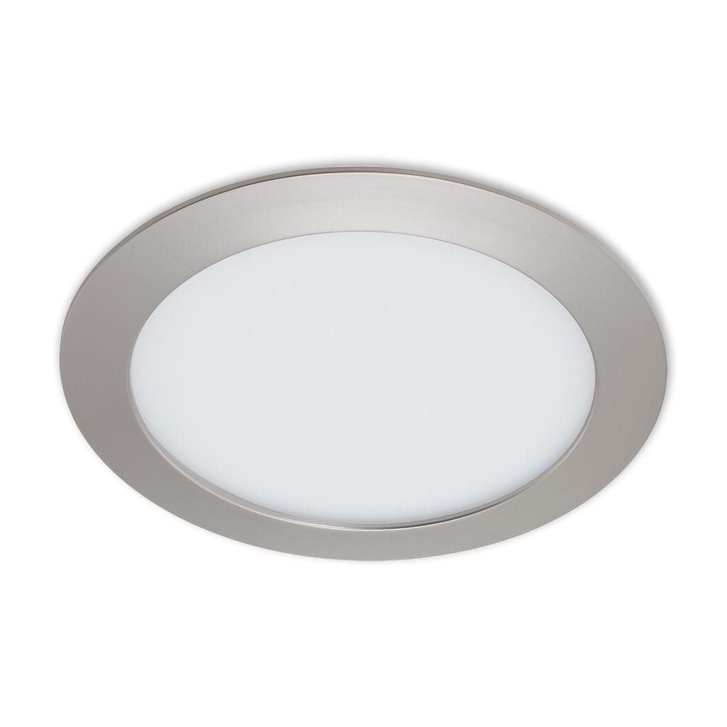 BRI 7286-012 LED vestavné svítidlo, pr. 17 cm, 12 W, matný nikl - BRILONER