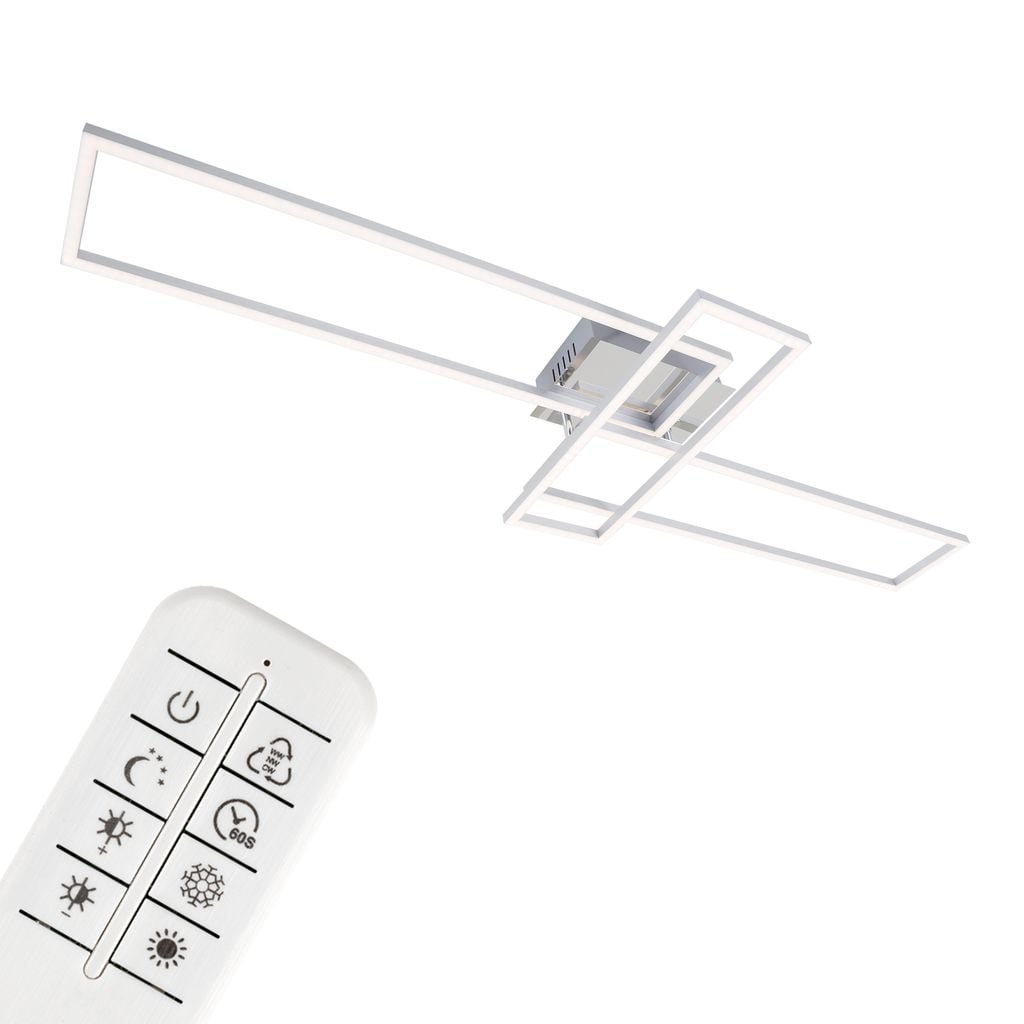 BRILO 3154-018 LED CCT rám 110 cm 2x19W 2300lm chrom - BRILO