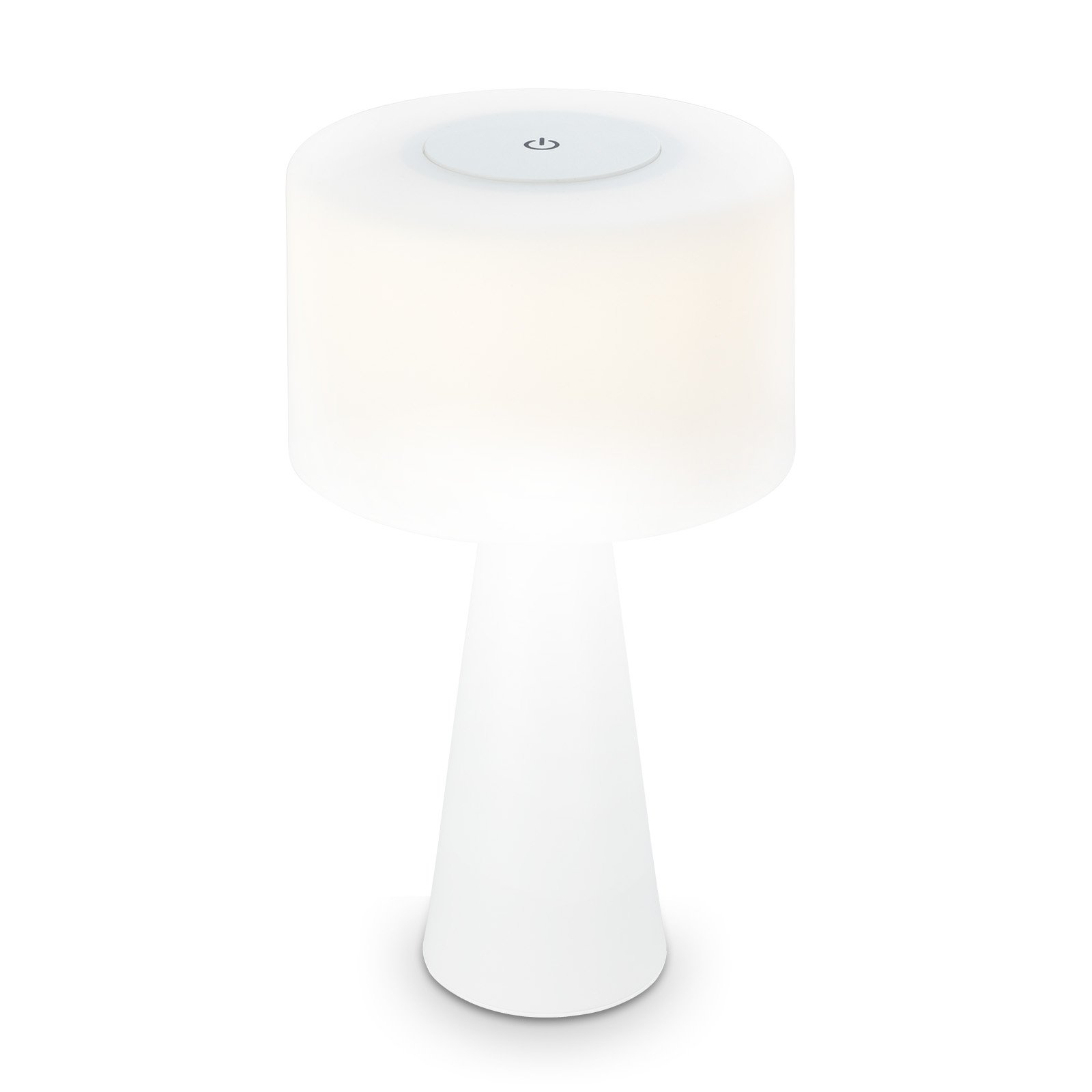Levně BRILO 7420016 LED nabíjecí stolní lampa 35 cm 4 W 300lm bílé - BRILO