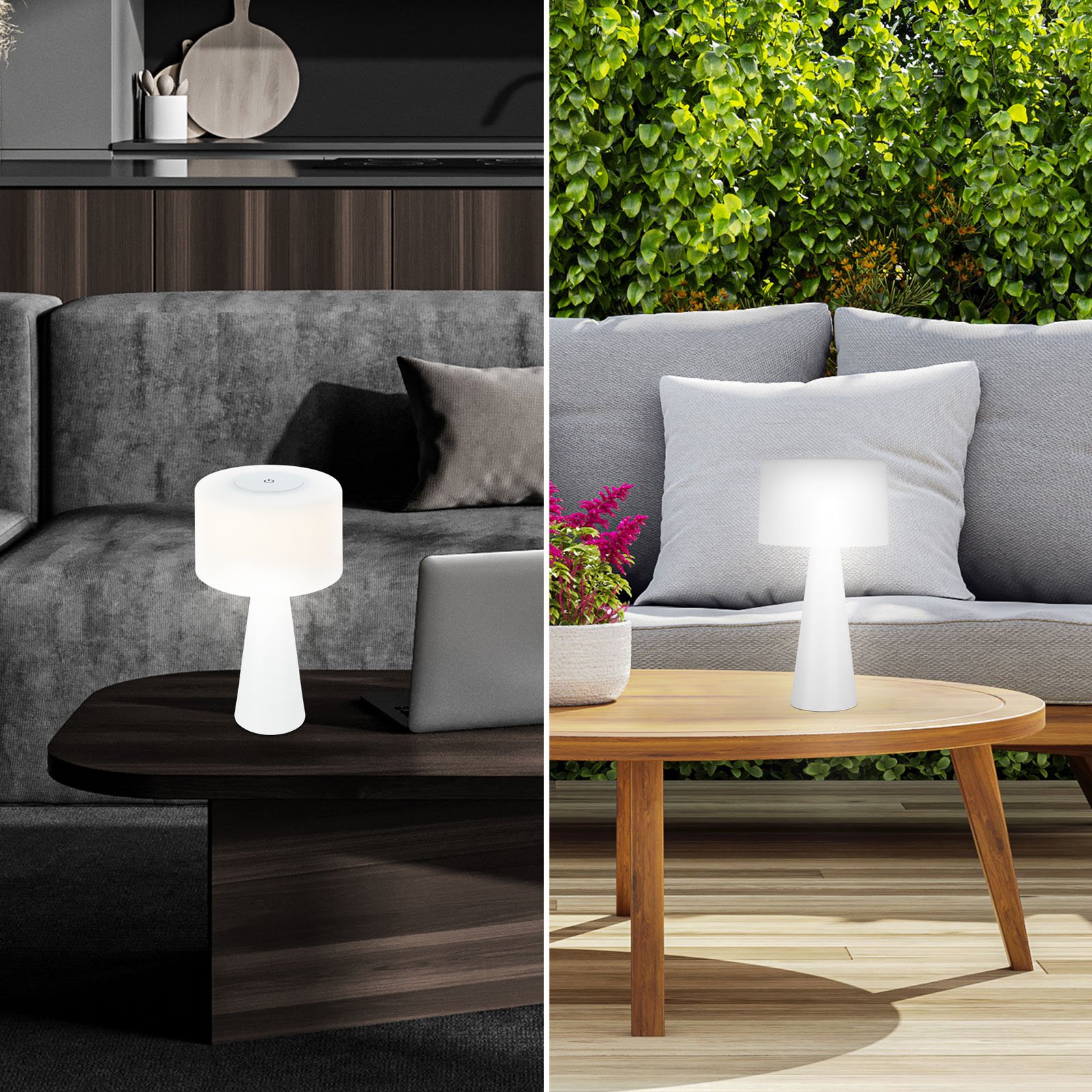 BRILO 7420016 LED nabíjecí stolní lampa 35 cm 4 W 300lm bílé - BRILO (obrázek 7)