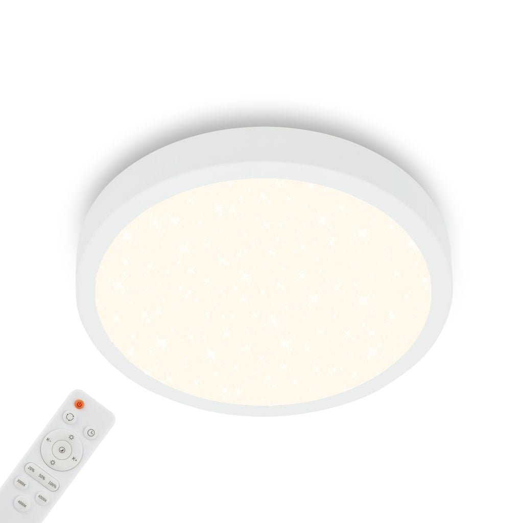 BRILO 3704016 CCT LED přisazené svítidlo pr. 38 cm, 22 W, 2900 lm, bílé (starý kód: BRILO 3704-016) - BRILO