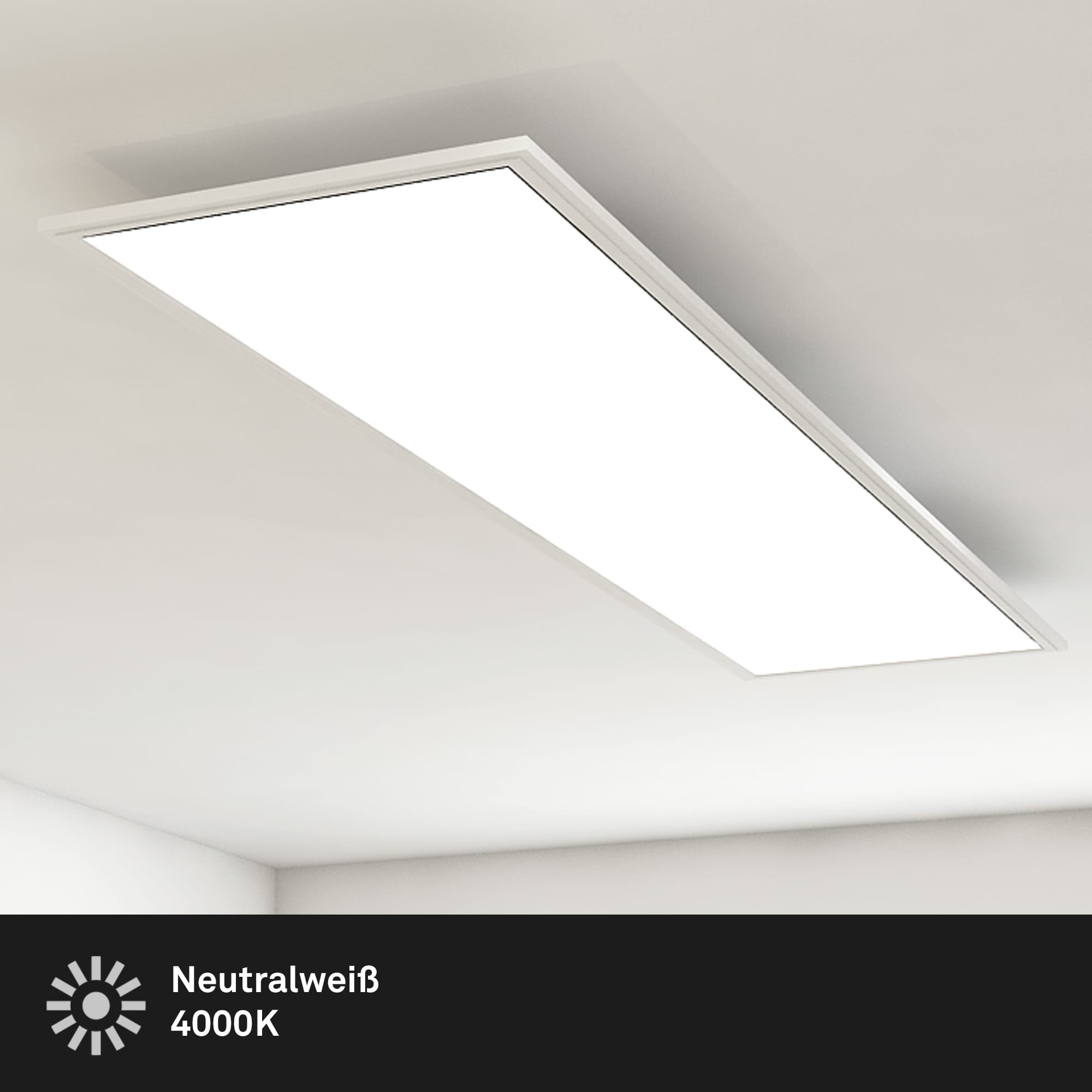 BRILO 7193-016 Svítidlo LED panel, 119,5 cm, 4100 lm, 38 W, bílé - BRILO (obrázek 2)