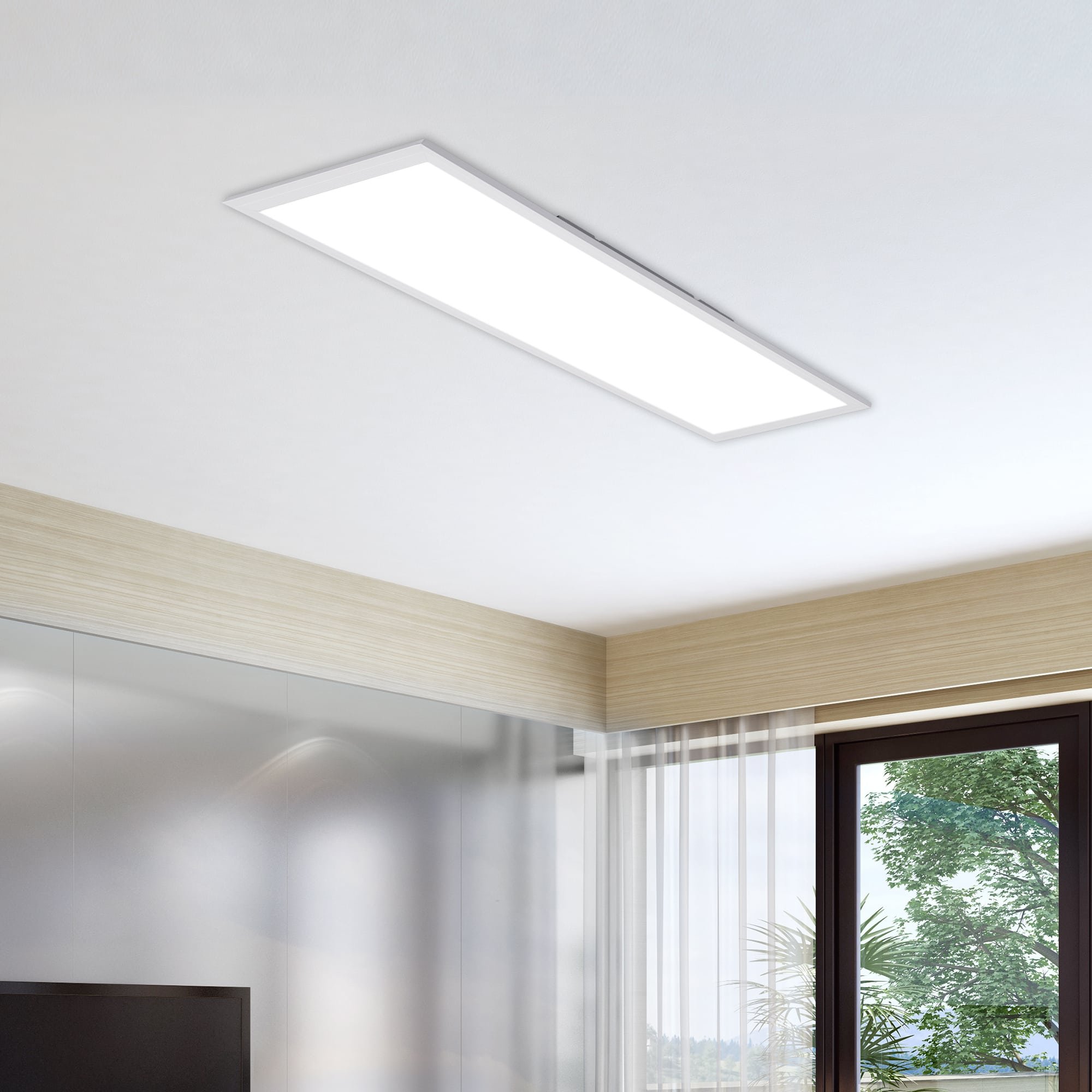 BRILO 7193-016 Svítidlo LED panel, 119,5 cm, 4100 lm, 38 W, bílé - BRILO (obrázek 4)