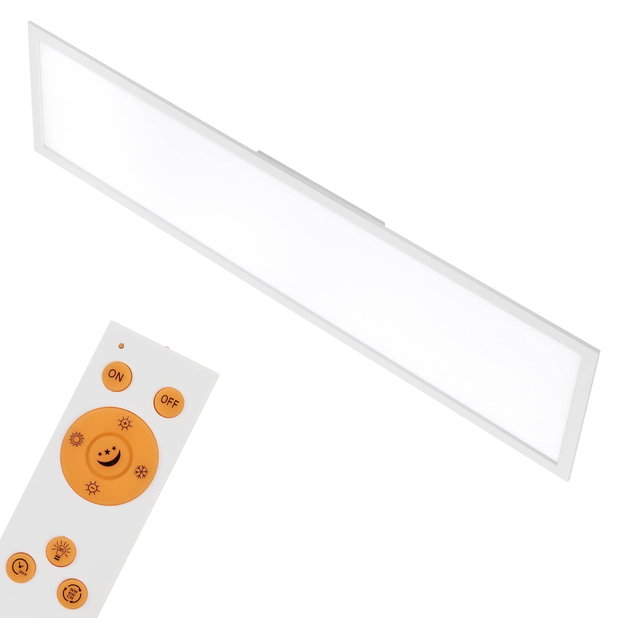 BRILO 7196-016 CCT svítidlo LED panel, 119,5 cm, 3800 lm, 36 W, bílé - BRILO