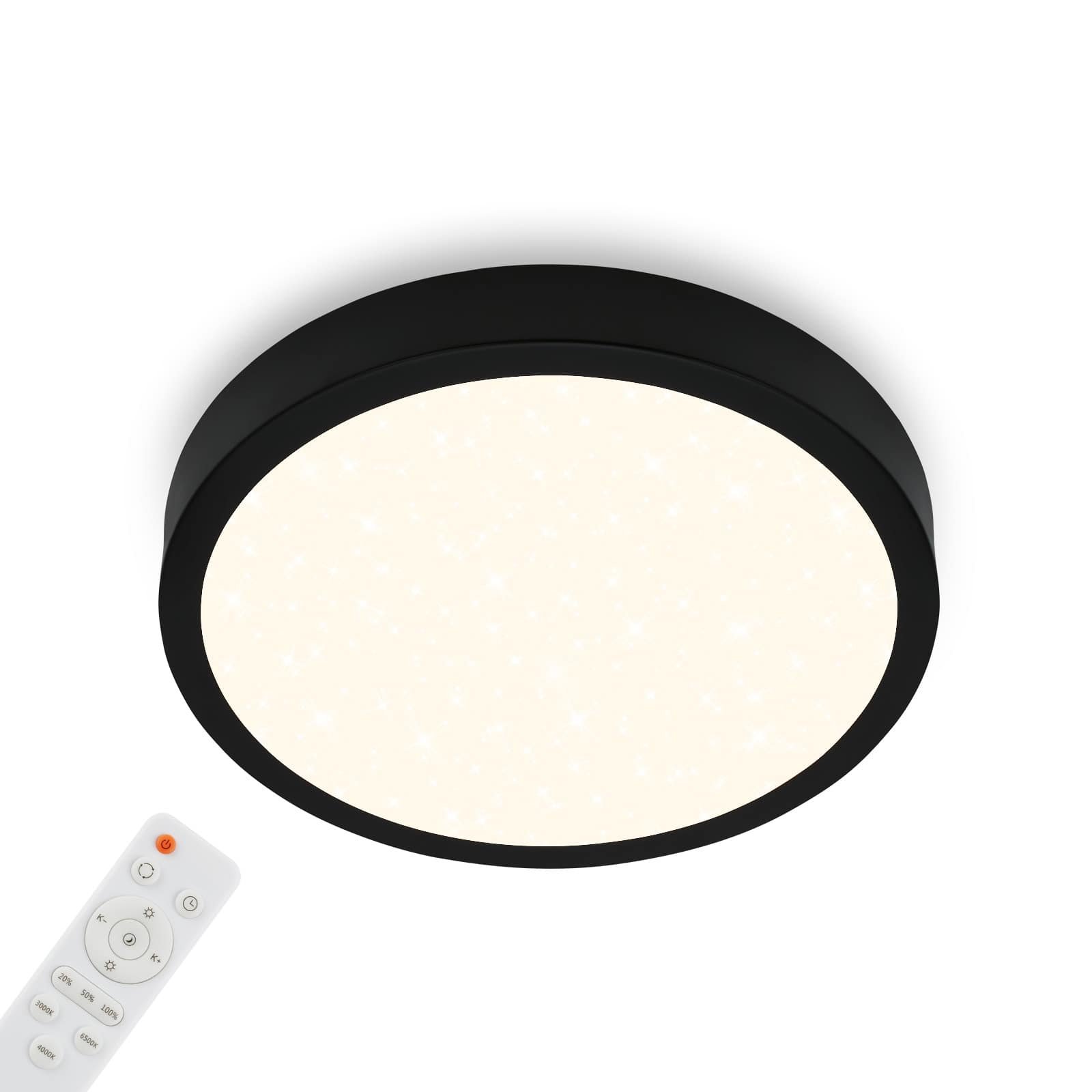 BRILO 3704-015 CCT LED přisazené svítidlo pr. 38 cm, 22 W, 2900 lm, černá - BRILO (obrázek 3)