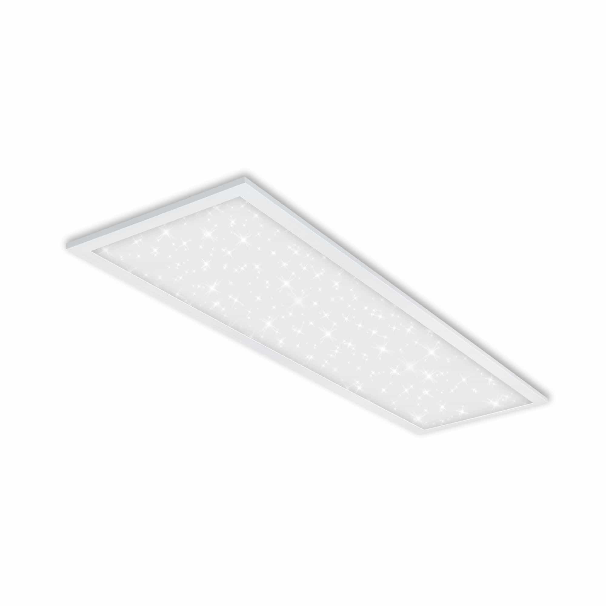 BRILO 7308-016 Hvězdné nebe svítidlo LED panel, 100 cm, 2200 lm, 24 W, bílé - BRILO