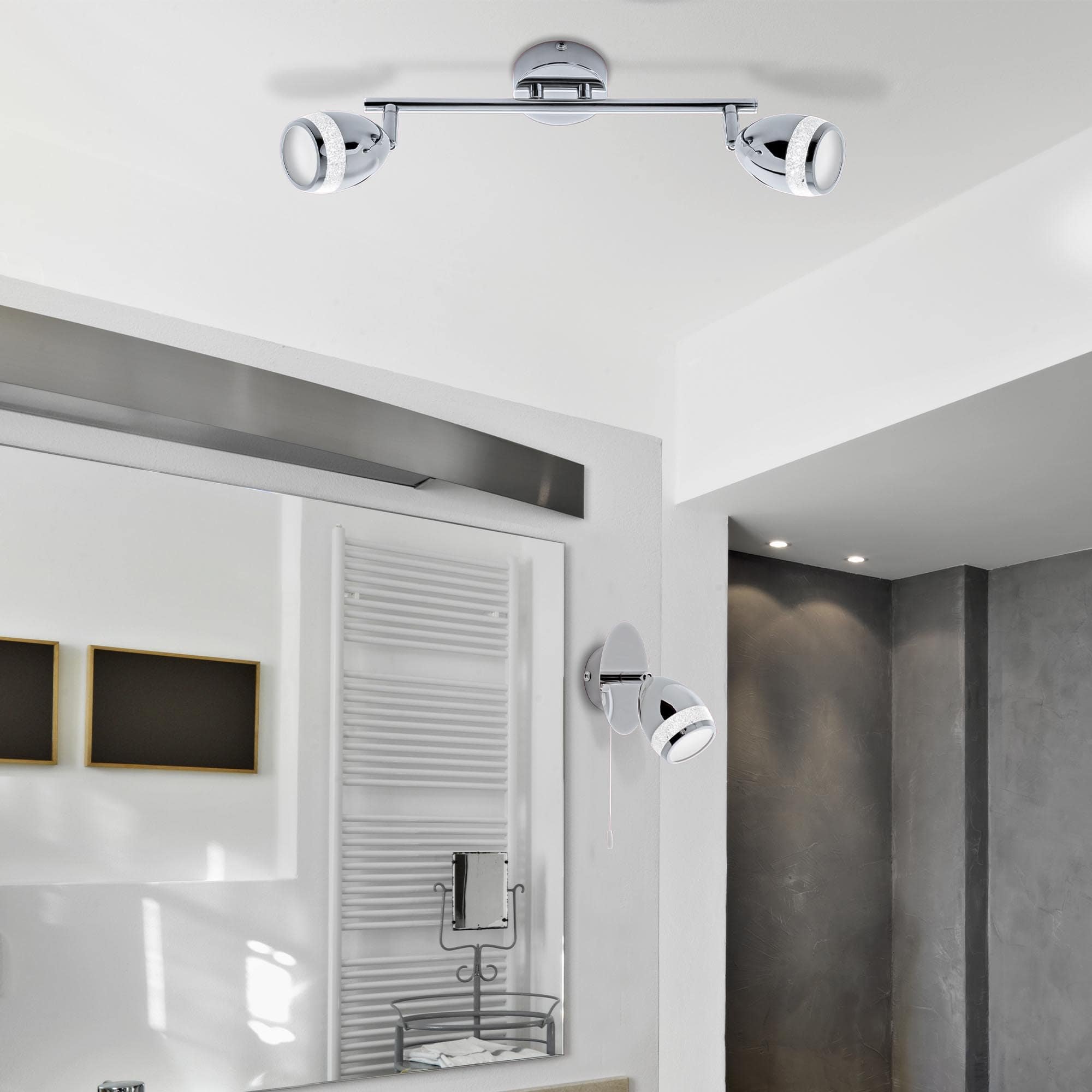 BRI 2995-018 LED bodové svítidlo 11,5 cm 4W 350lm chrom - BRILONER (obrázek 4)