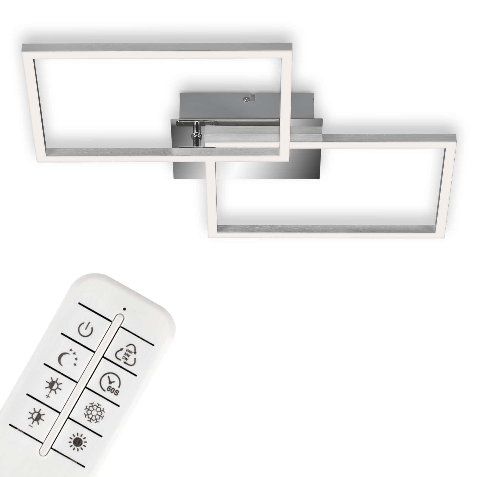 BRILO 3149-018 LED CCT rám 50 cm 2x15W 1650lm chrom - BRILO
