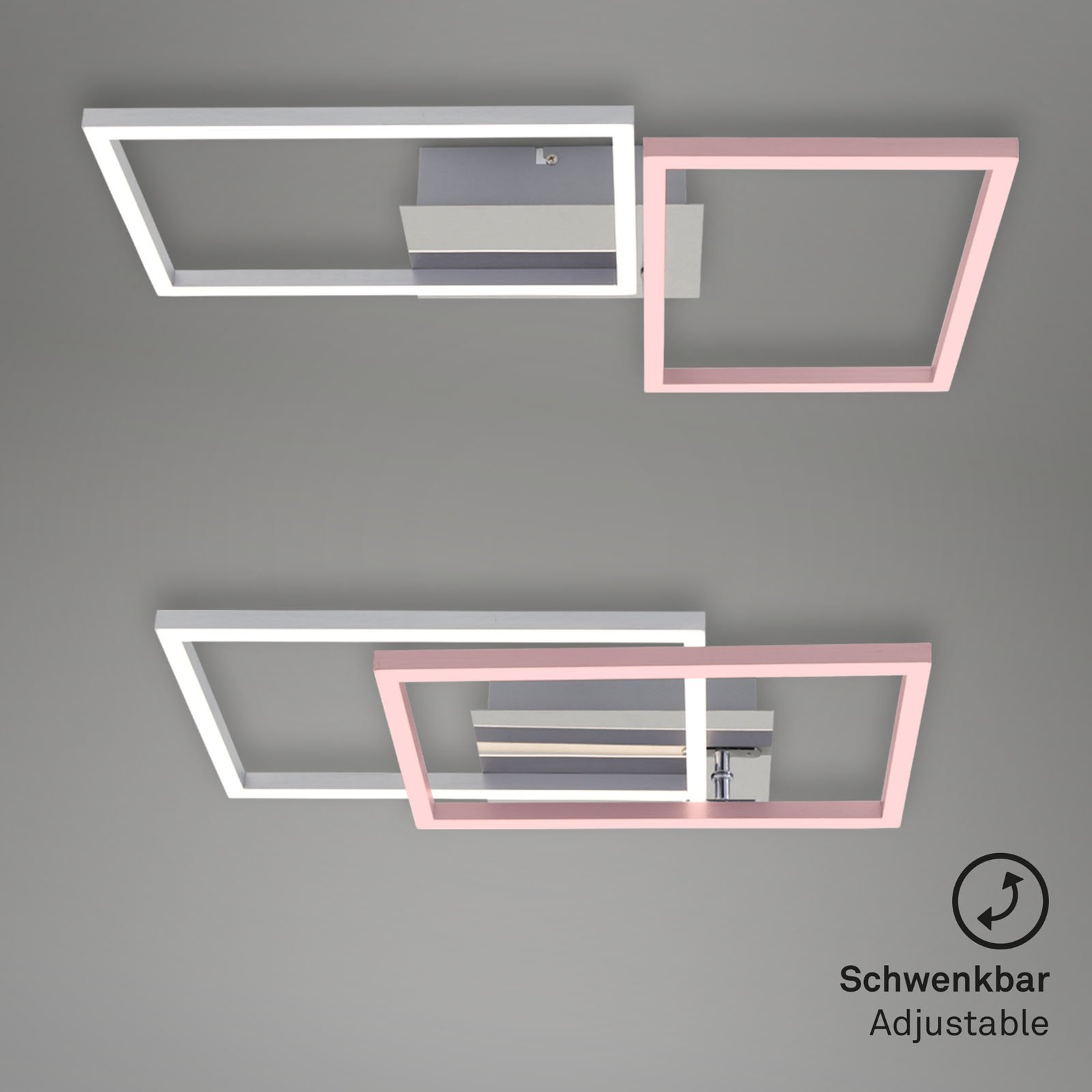 BRILO 3149-018 LED CCT rám 50 cm 2x15W 1650lm chrom - BRILO (obrázek 5)