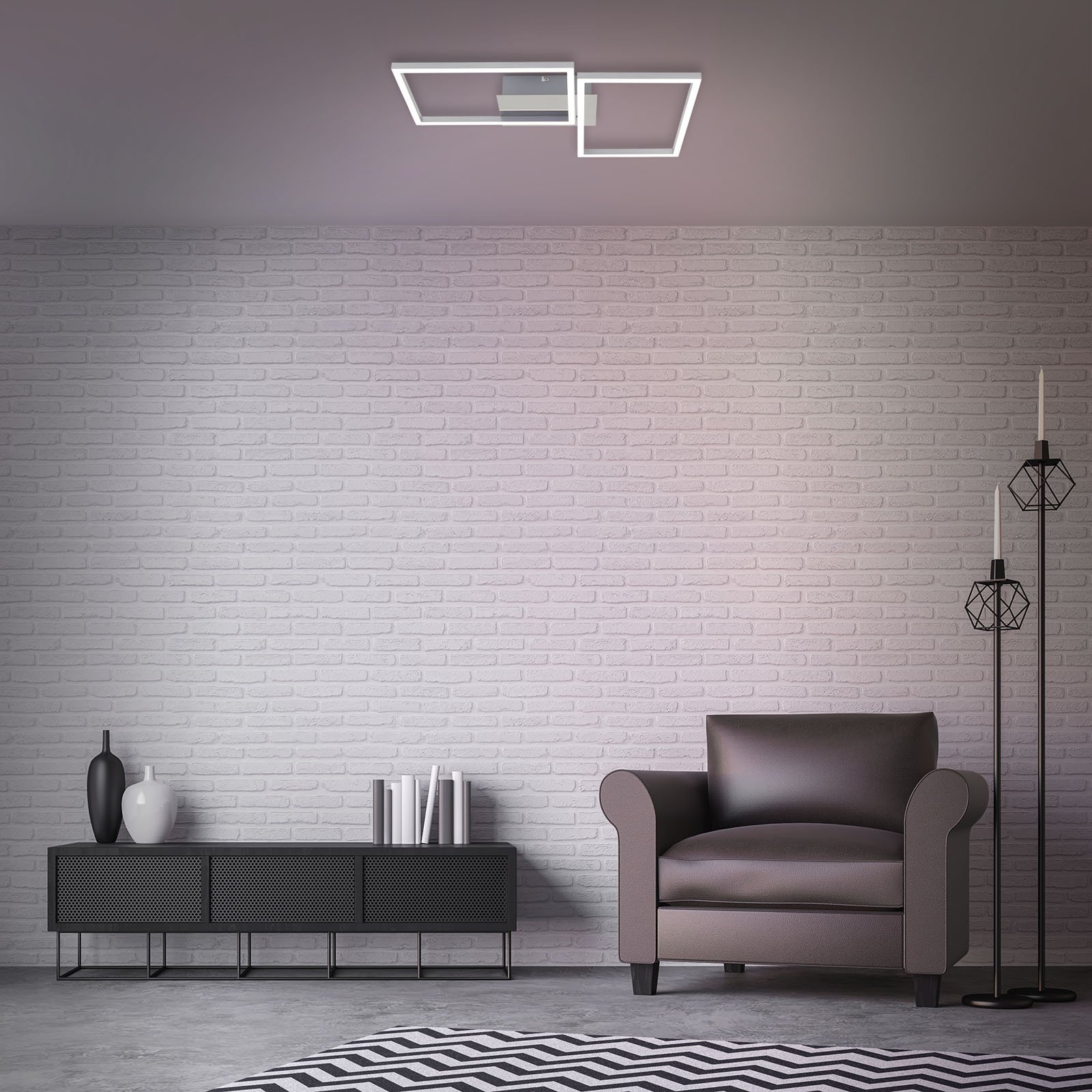 BRILO 3149-018 LED CCT rám 50 cm 2x15W 1650lm chrom - BRILO (obrázek 6)