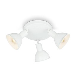 Obrázek pro produkt Bodové svítidlo pr. 19 cm 3x E14 max. 25W bílé - BRILO