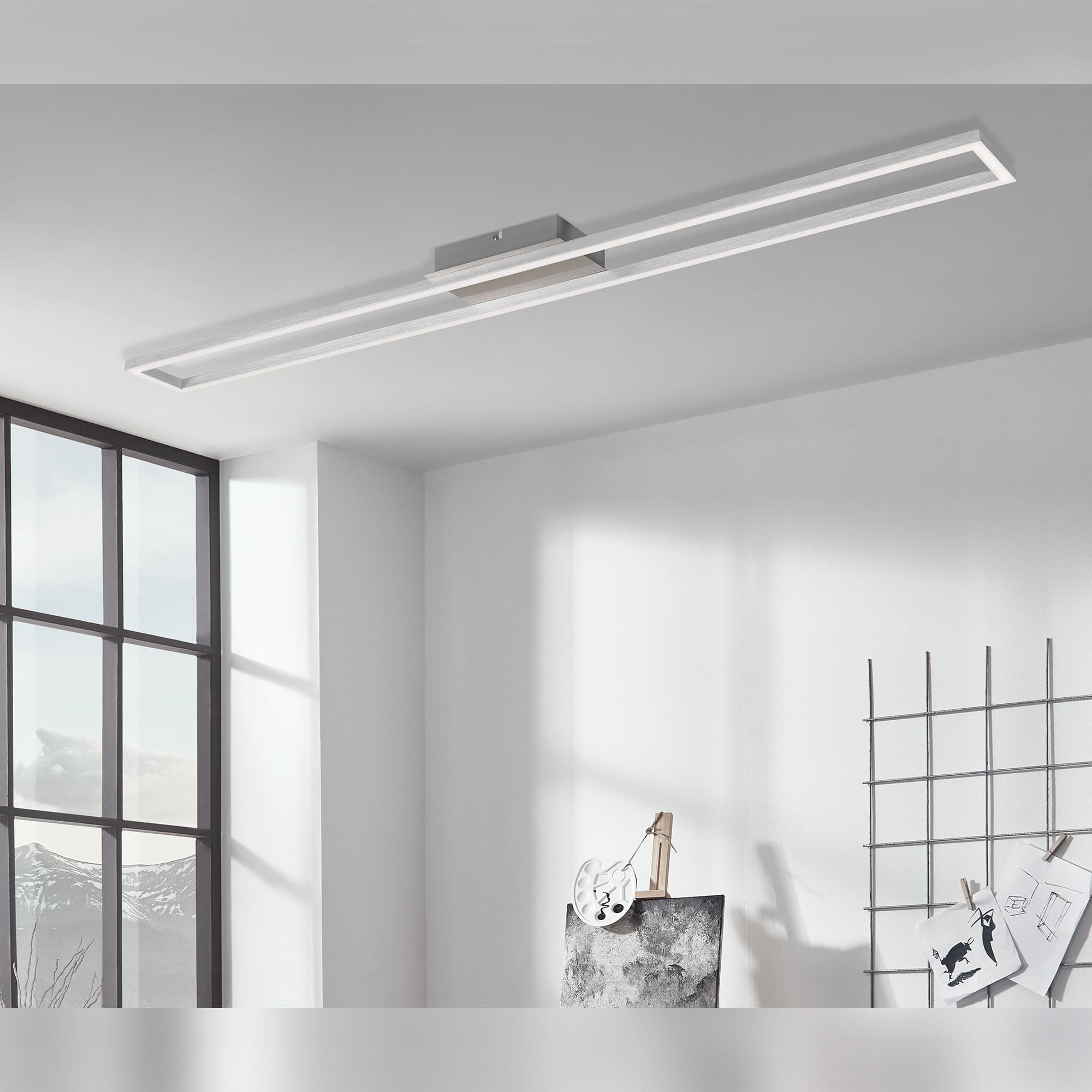 BRILO 3094-012 LED rám 110 cm 20W 1800lm hliník - BRILO (obrázek 4)