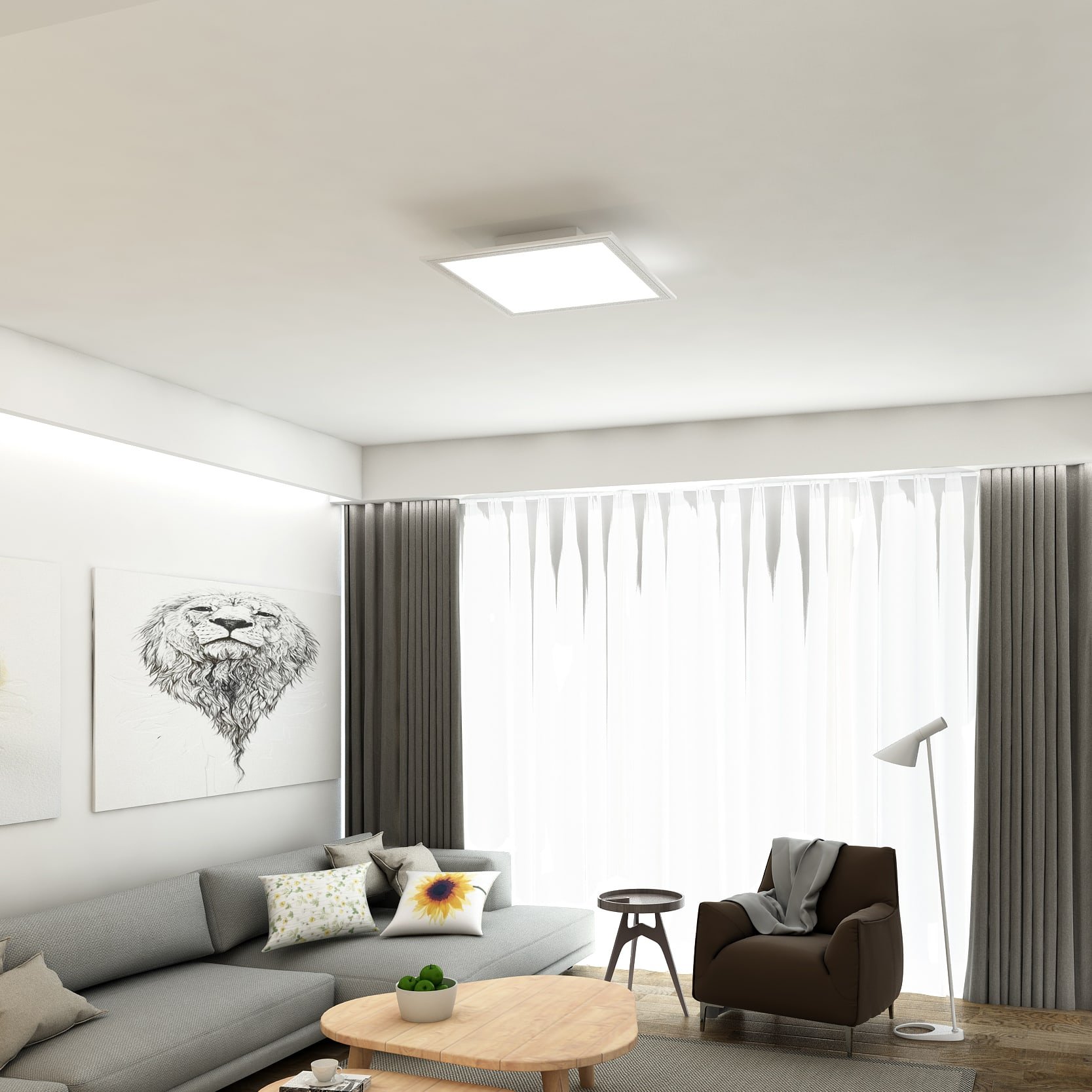 BRILO 7194-016 CCT svítidlo LED panel, 29,5 cm, 1800 lm, 18 W, bílé - BRILO (obrázek 7)