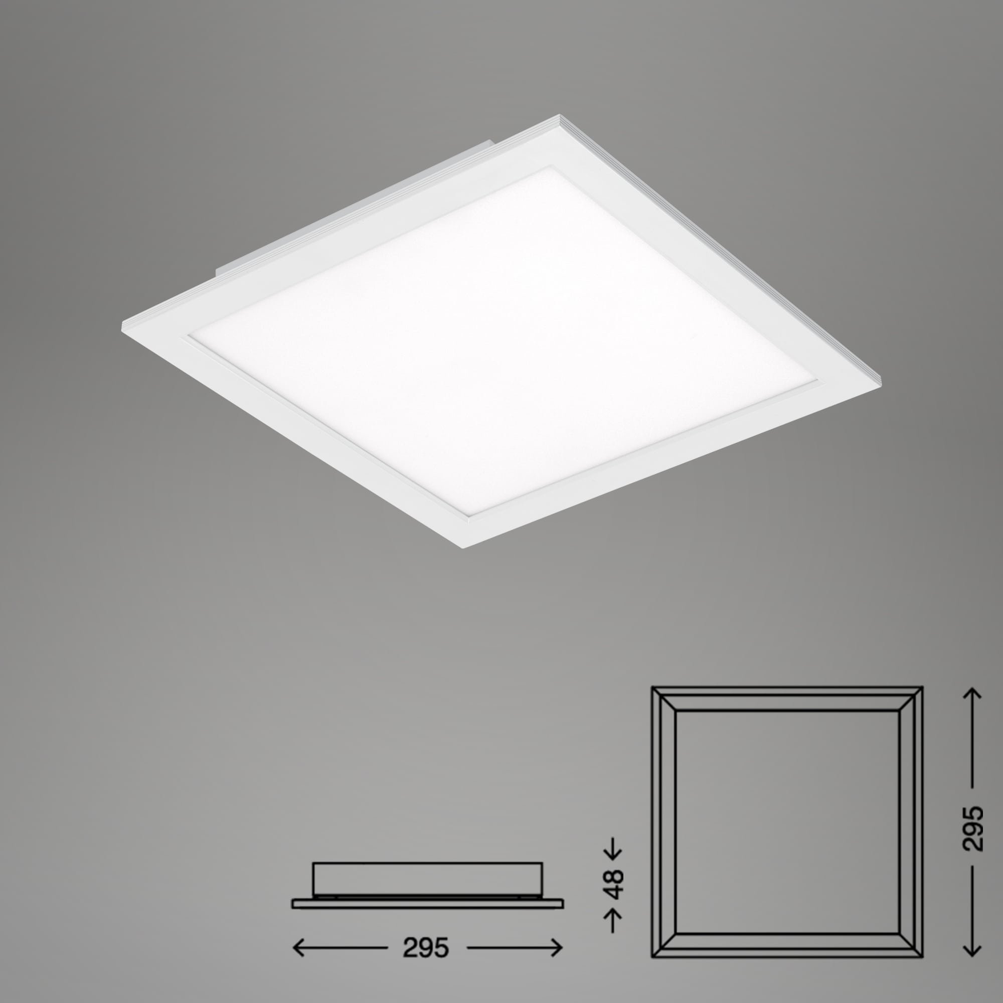 BRILO 7194-016 CCT svítidlo LED panel, 29,5 cm, 1800 lm, 18 W, bílé - BRILO (obrázek 8)