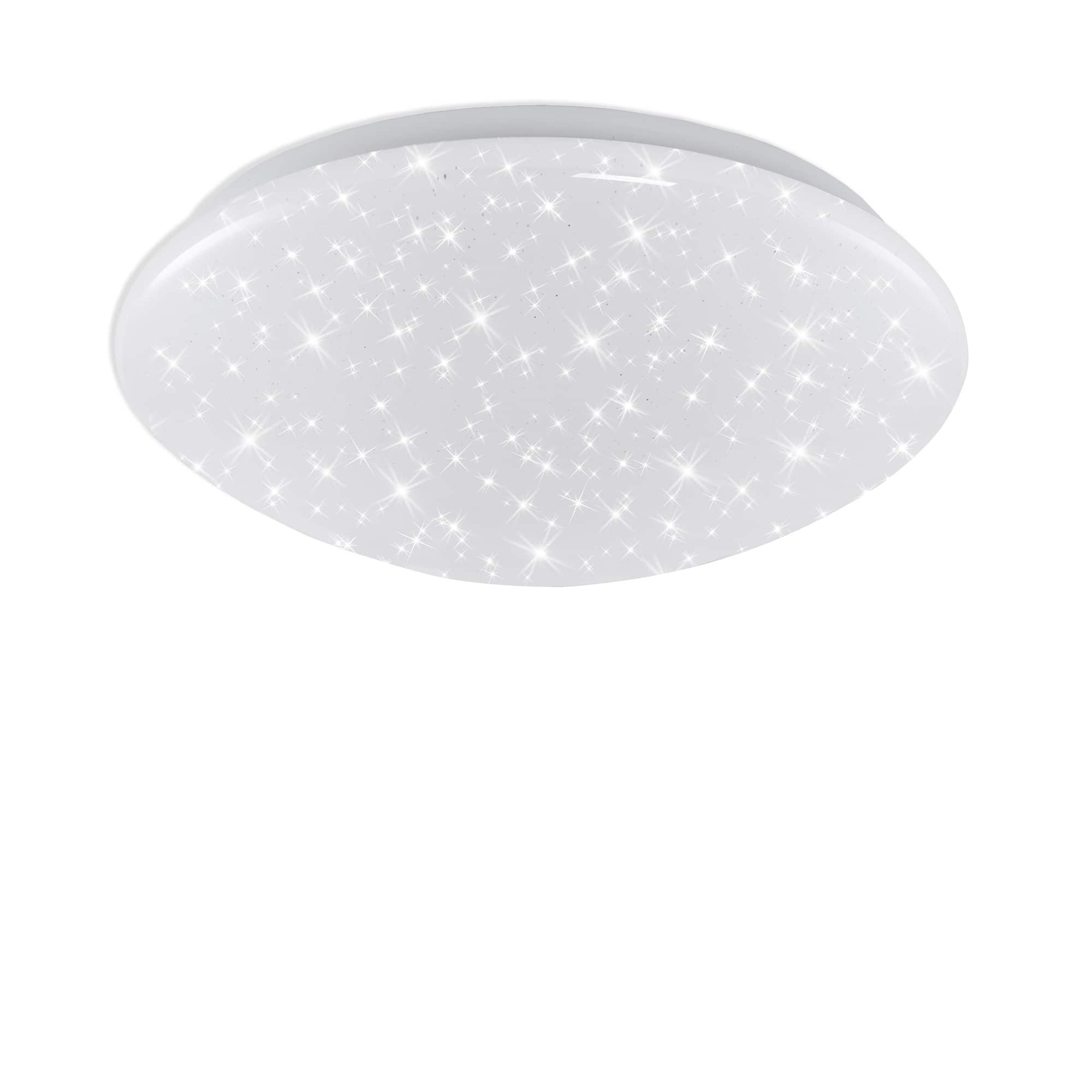 BRI 3360-016 LED stropní svítidlo hvězdné nebe, pr. 28 cm, 12 W, bílé - BRILONER