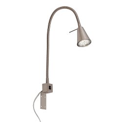Obrázek pro produkt Svítidlo nástěnné flexibilní 40,3 cm 1xGU10 5W 400lm matný nikl (starý kód: BRI 2080-012) - BRILONER