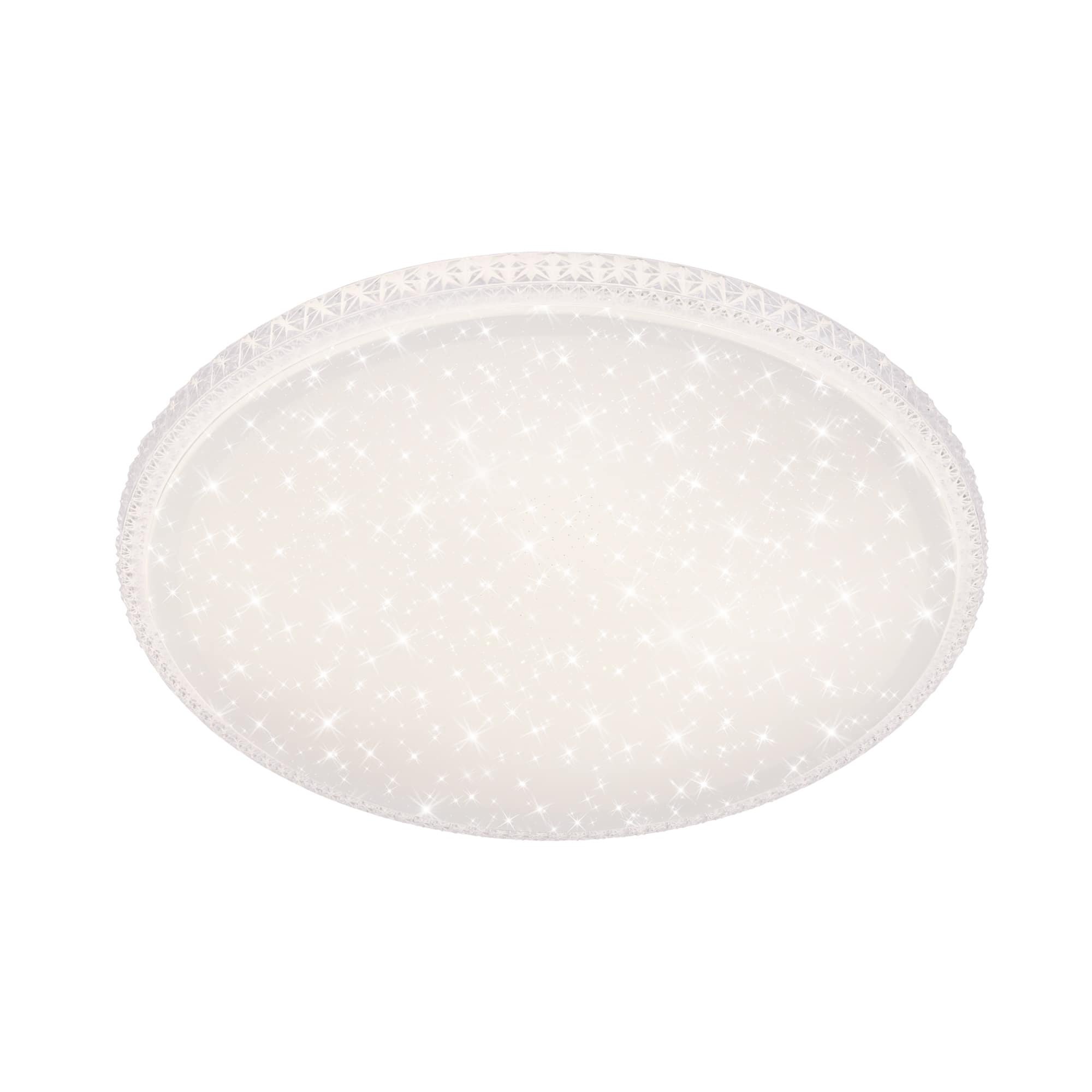 BRILO 3386-016 LED stropní svítidlo hvězdné nebe, pr. 60 cm, 48 W, bílé - BRILO