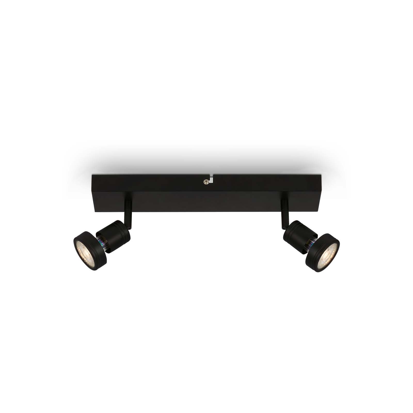 BRI 2926-025 Bodové svítidlo 32 cm 2xGU10 4,9W 460lm černá - BRILONER