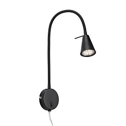 Obrázek pro produkt Flexibilní nástěnné svítidlo 45 cm 1xGU10 5W 400lm černá (starý kód: BRI 2082-015) - BRILONER
