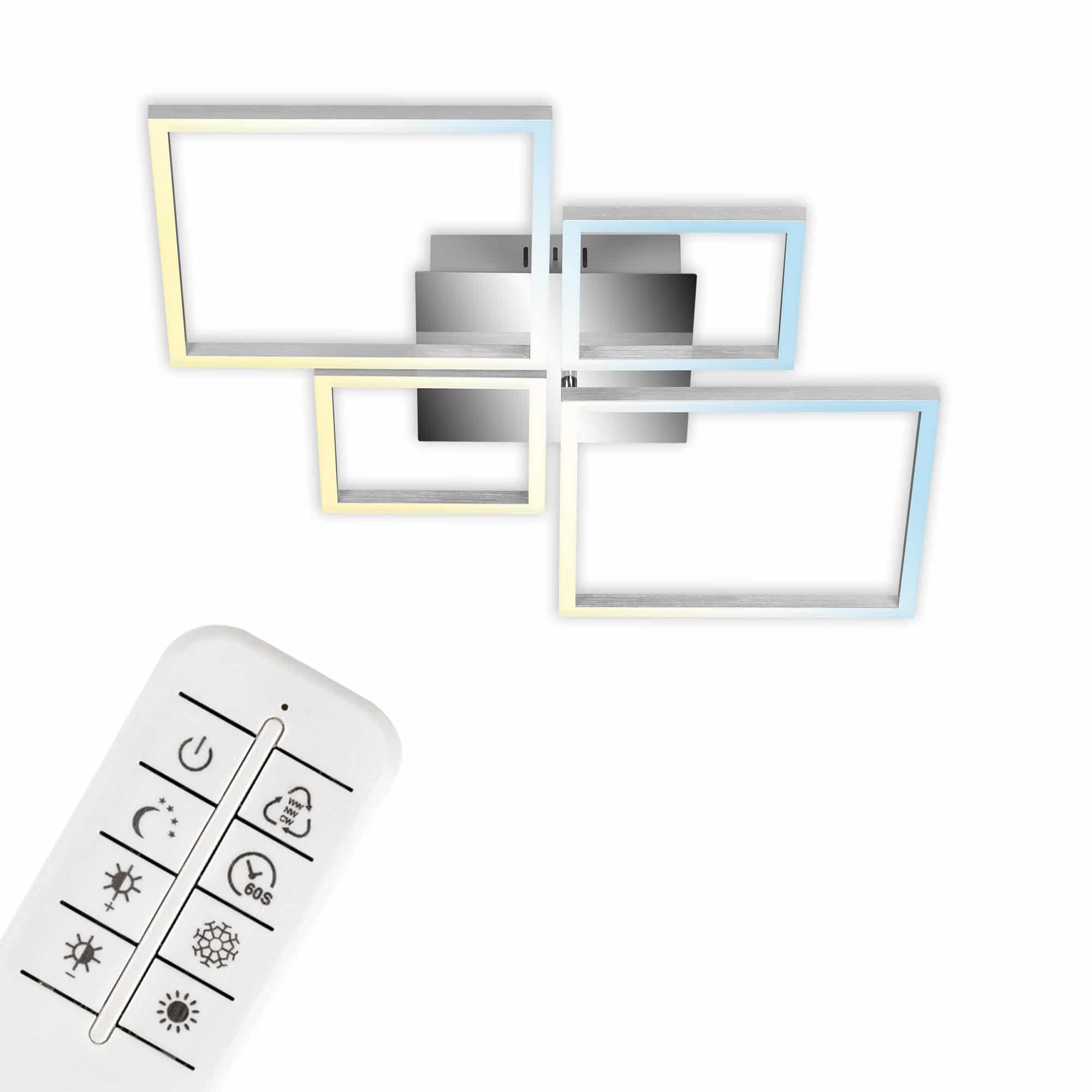 BRILO 3093-018 LED CCT rám 75 cm 10,5W 1400lm chrom - BRILO