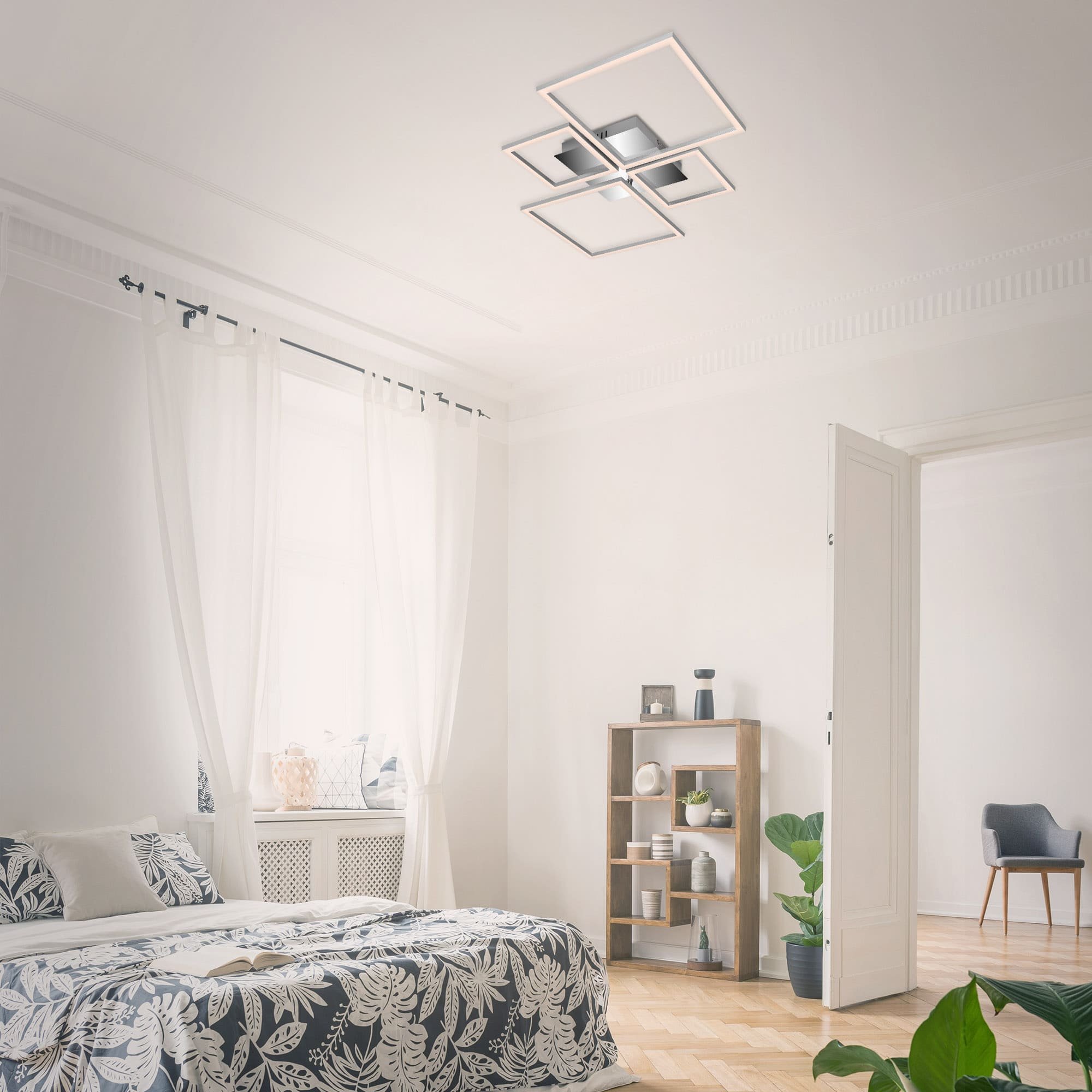 BRILO 3093-018 LED CCT rám 75 cm 10,5W 1400lm chrom - BRILO (obrázek 5)