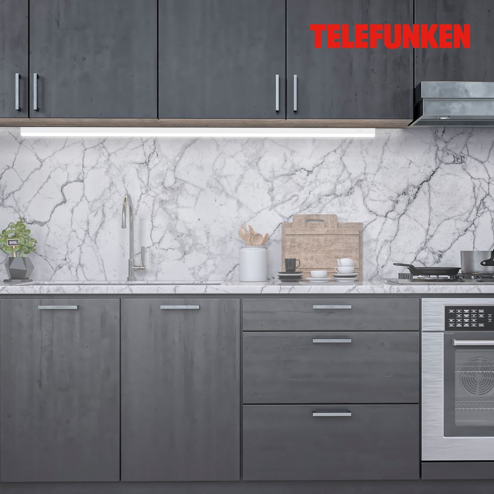 TF 204906TF TELEFUNKEN CCT skříňkové svítidlo, 118,5 cm, 14 W, 1400 lm, bílé - BRILONER (obrázek 6)