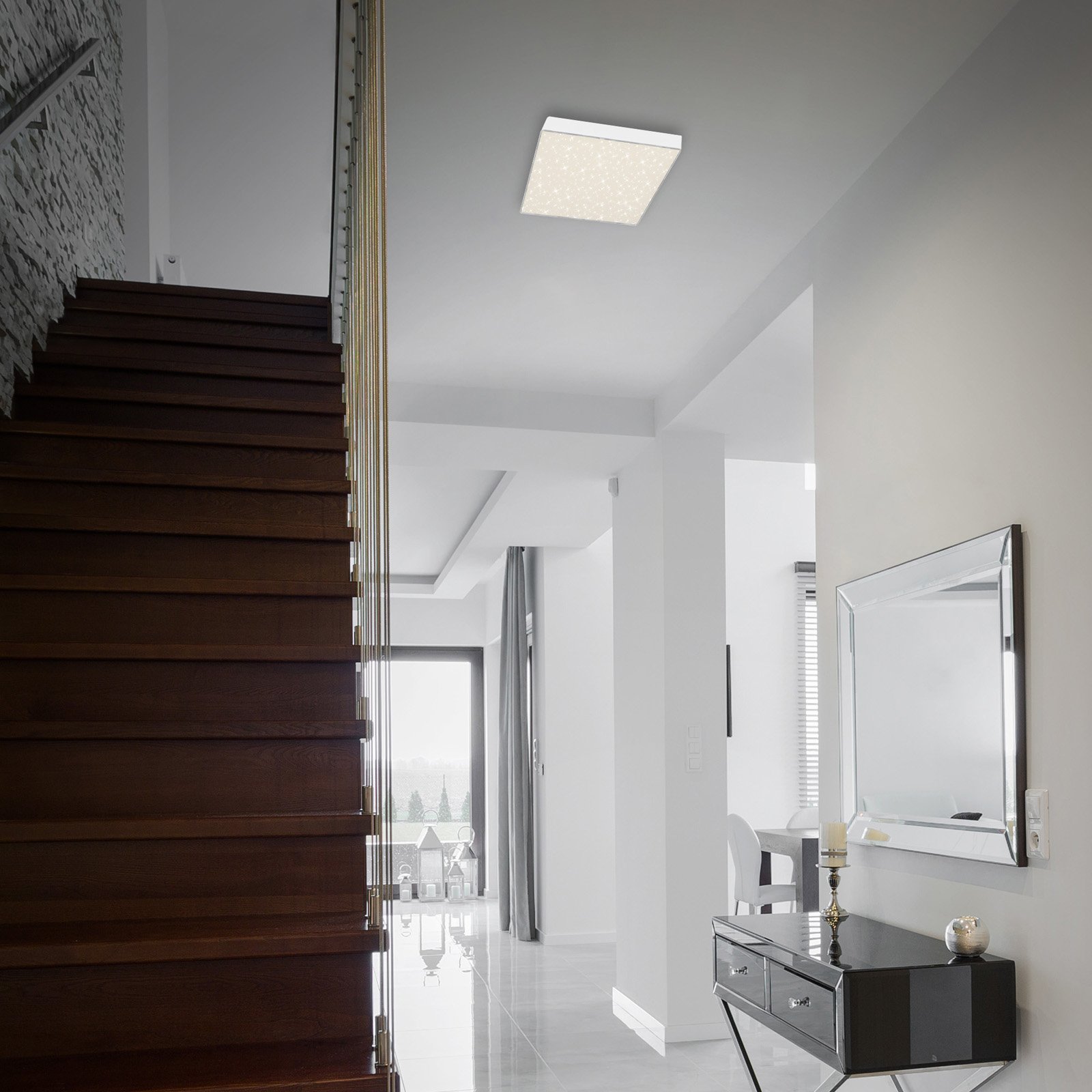 BRI 7077-416 LED stropní svítidlo hvězdné nebe, 21,2 cm, 16 W, bílé - BRILONER (obrázek 3)