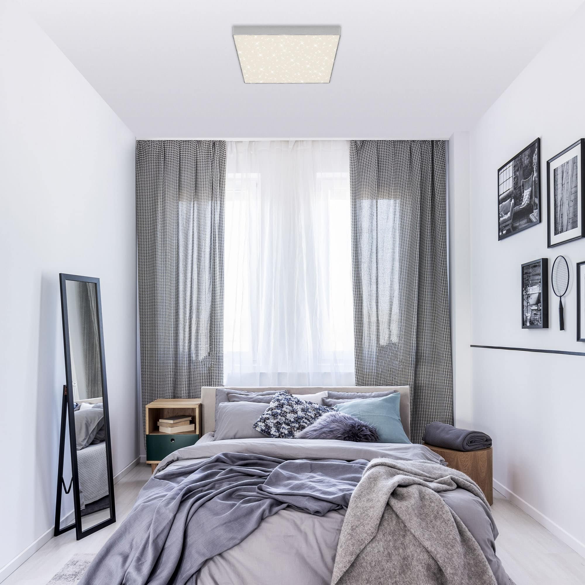 BRI 7078-414 LED stropní svítidlo hvězdné nebe, 28,7 cm, 21 W, stříbrná - BRILONER (obrázek 3)
